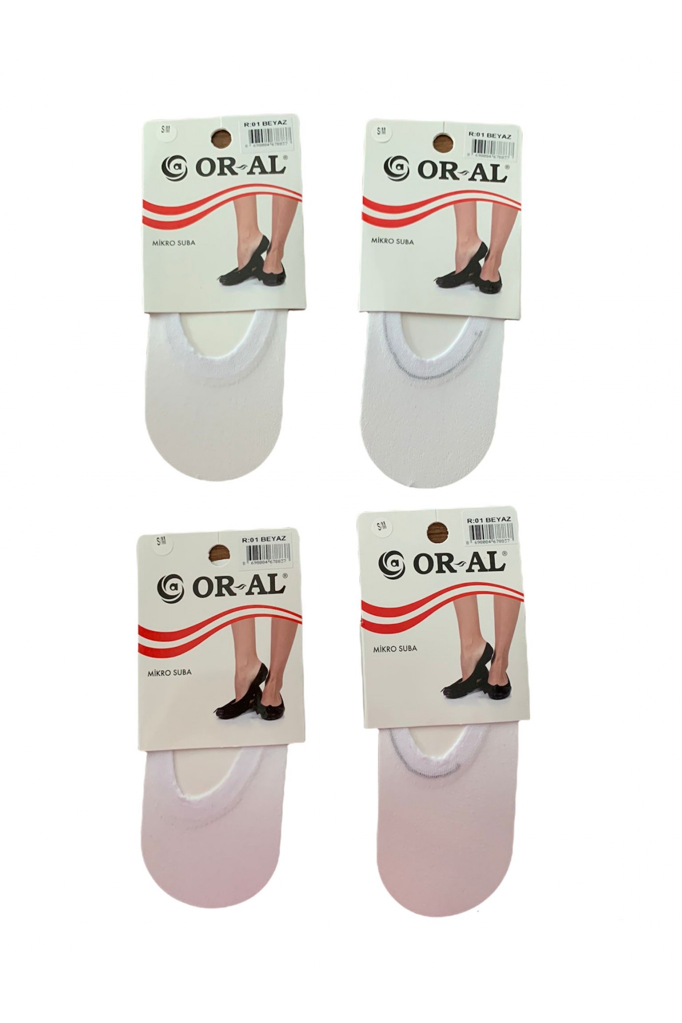 Oral Suba Naylon Taba Çorap 12'li