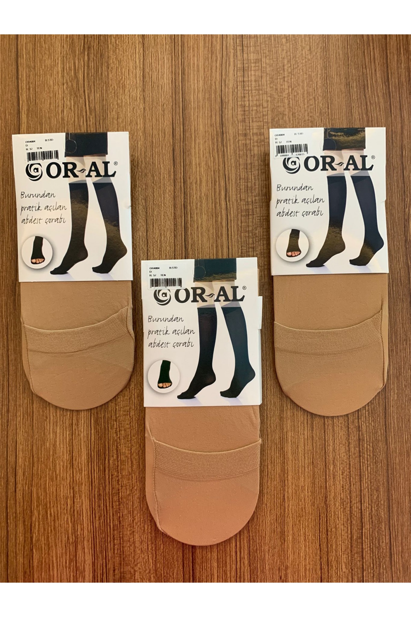 Oral 4004 Abdest Çorabı 12'li