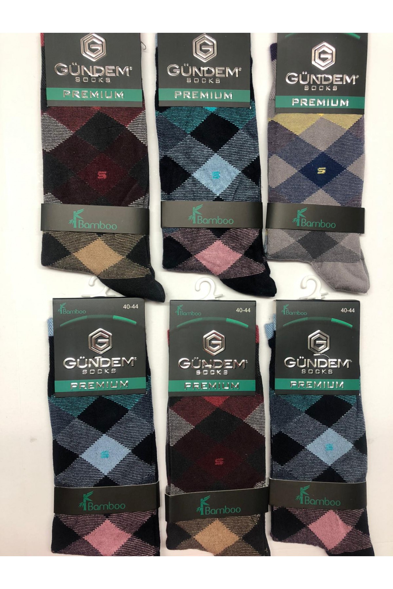 Gündem Erkek Bambu Çorap 12'li