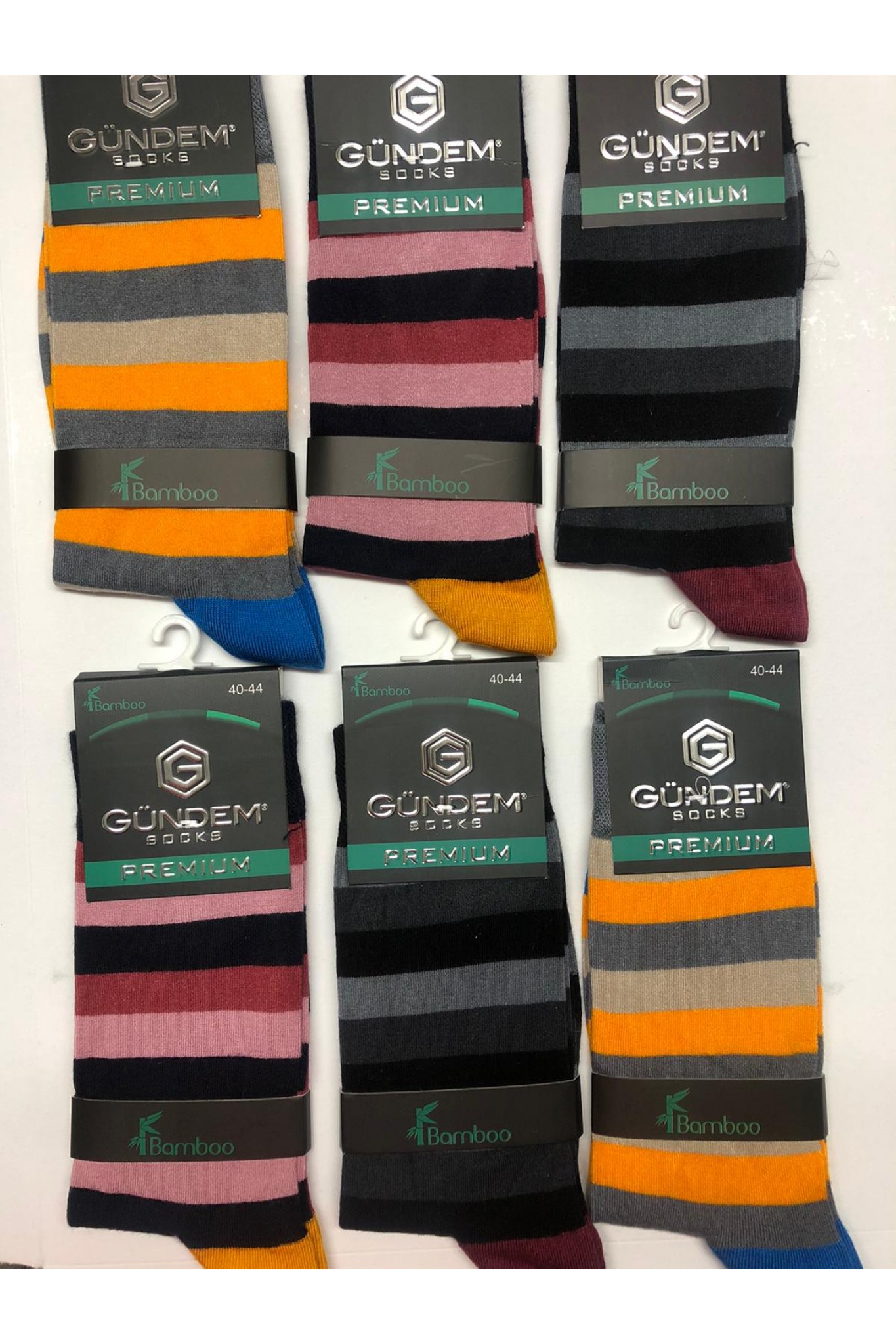 Gündem Erkek Bambu Çorap 12'li