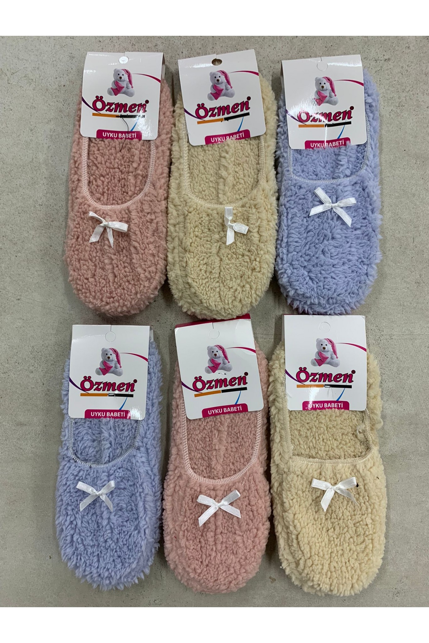 Özmen Kadın Peluş Uyku Babet 12'li