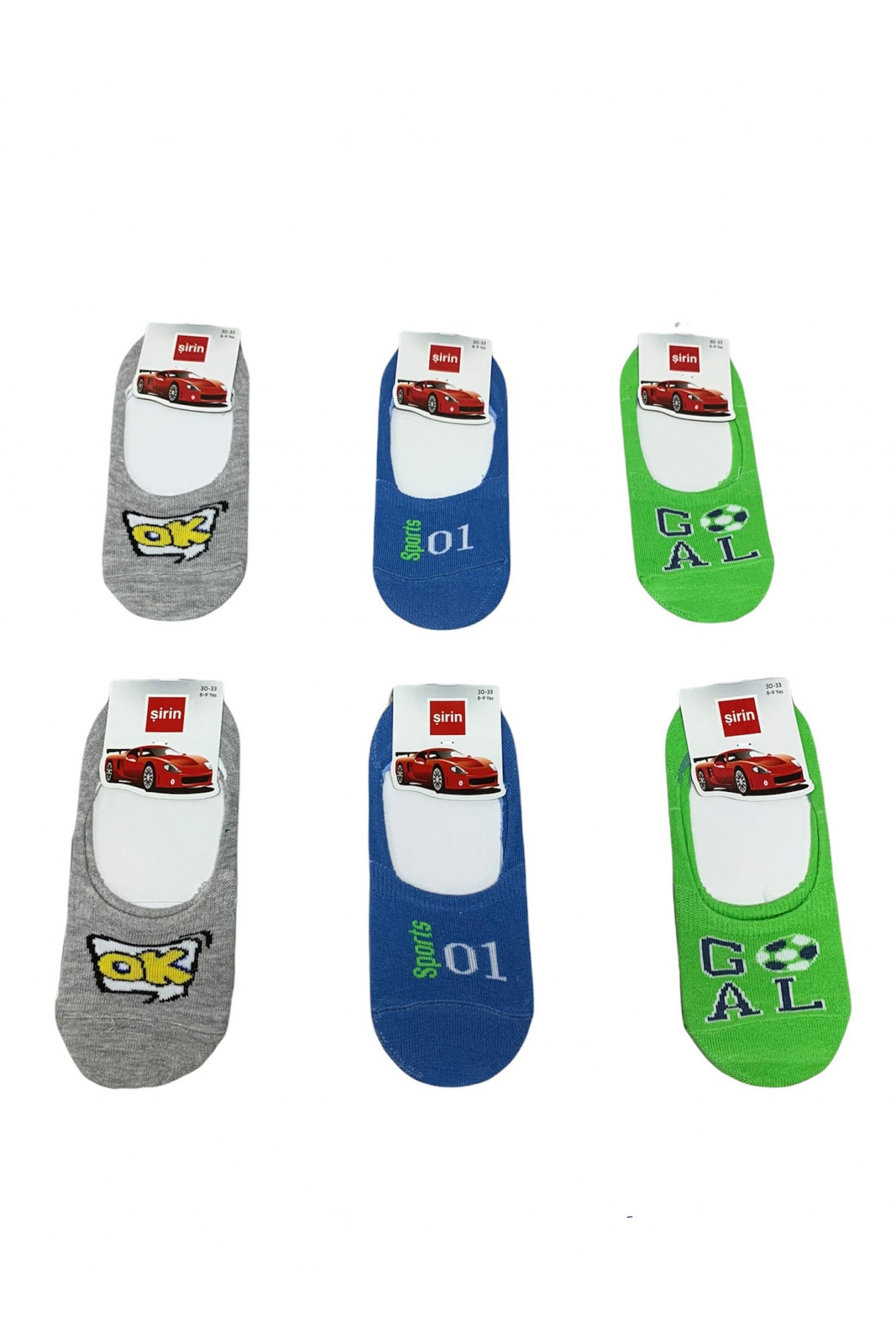 Şirin Babet Pamuklu NO:11 Çocuk Çorabı 12'li