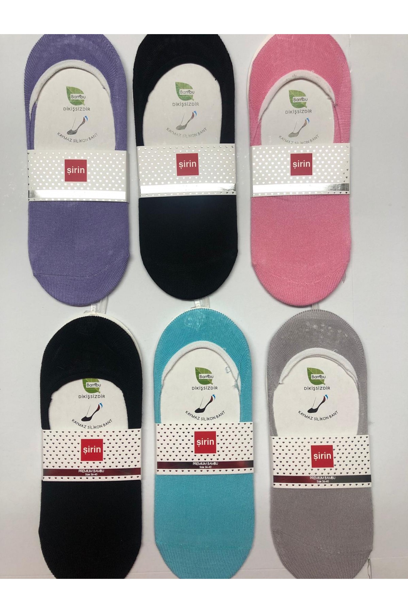 Şirin 4023 Kadın Bambu Babet 12'li