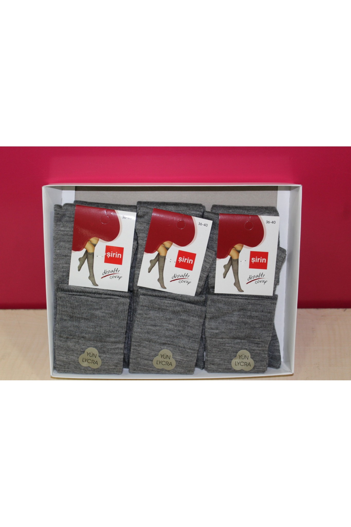 Şirin 5110 Kadın Dizaltı 6'lı