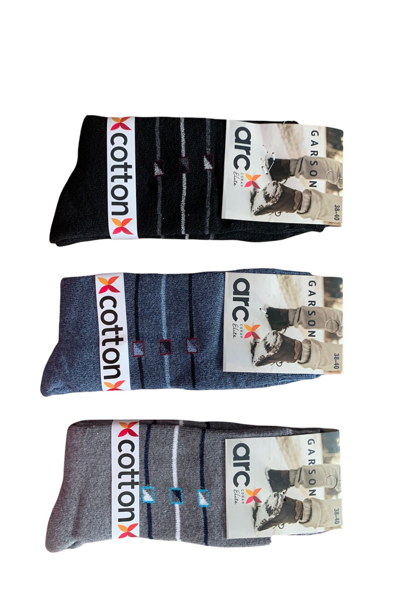 A.R.Ç Erkek Garson Havlu Çorap 12'li