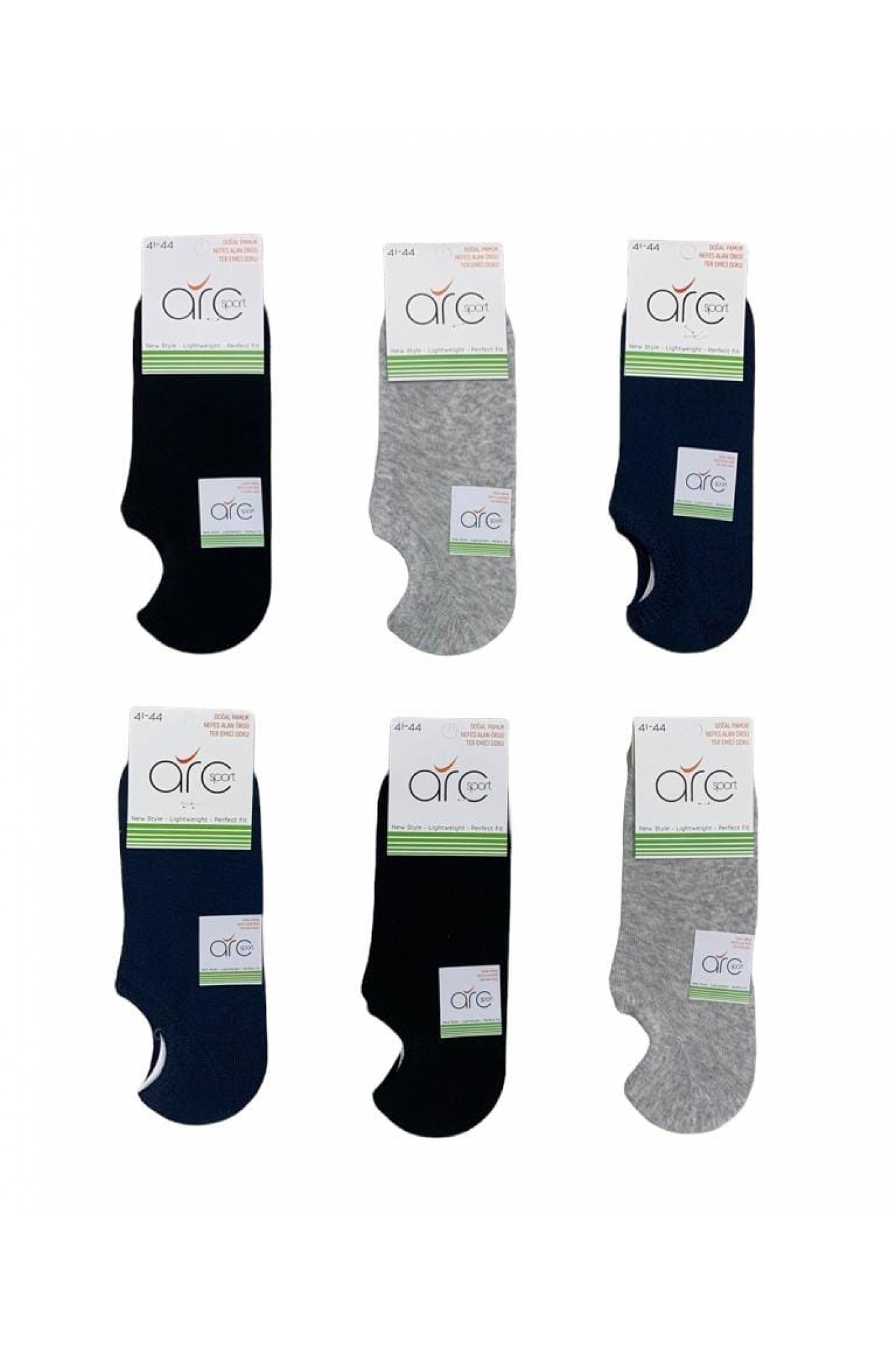 A.R.Ç Erkek Sneaker Babet 12'li