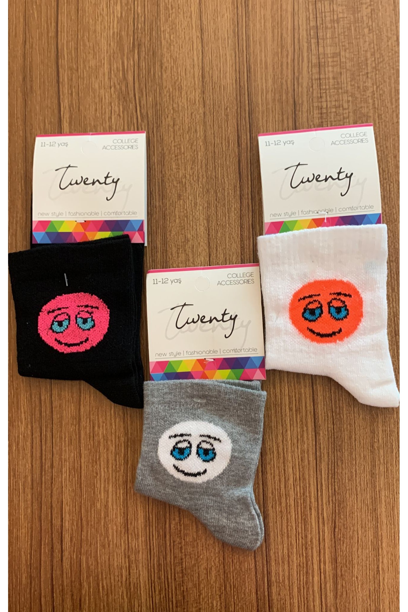 A.R.Ç Twenty Cocuk Uzun Konç Patik 12'li