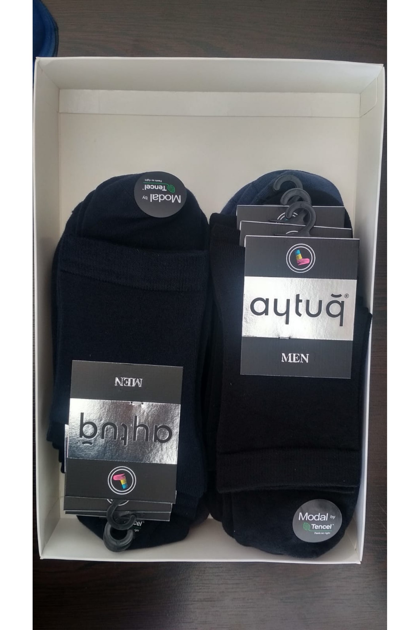 Aytuğ 13100 M.Modal Kısa Konç Düz Erkek 12'li