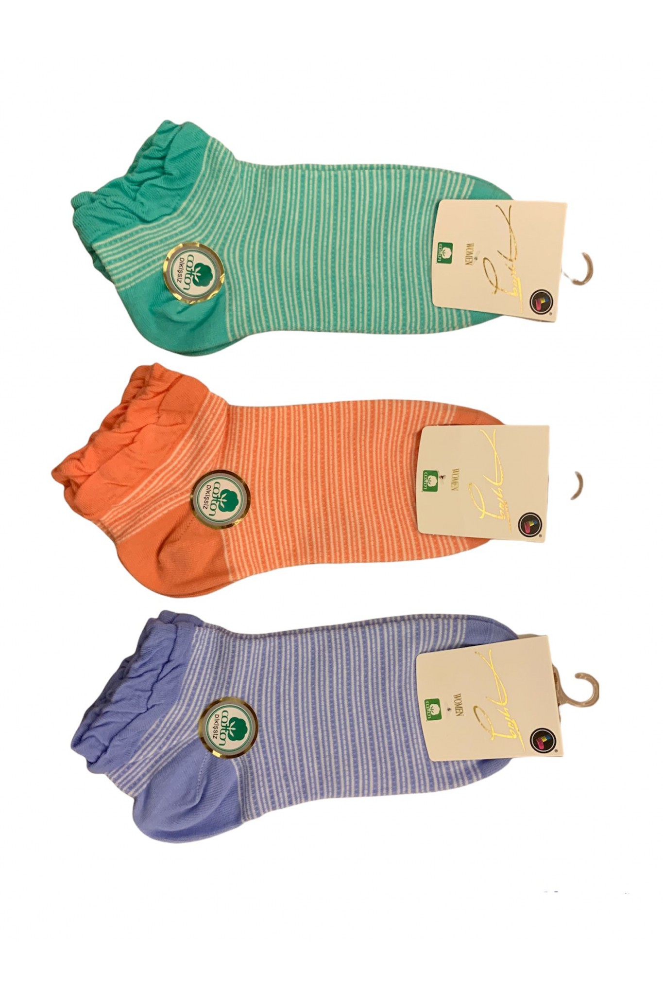 Aytuğ 31212 Kadın Penye Patik Des 3 12'li