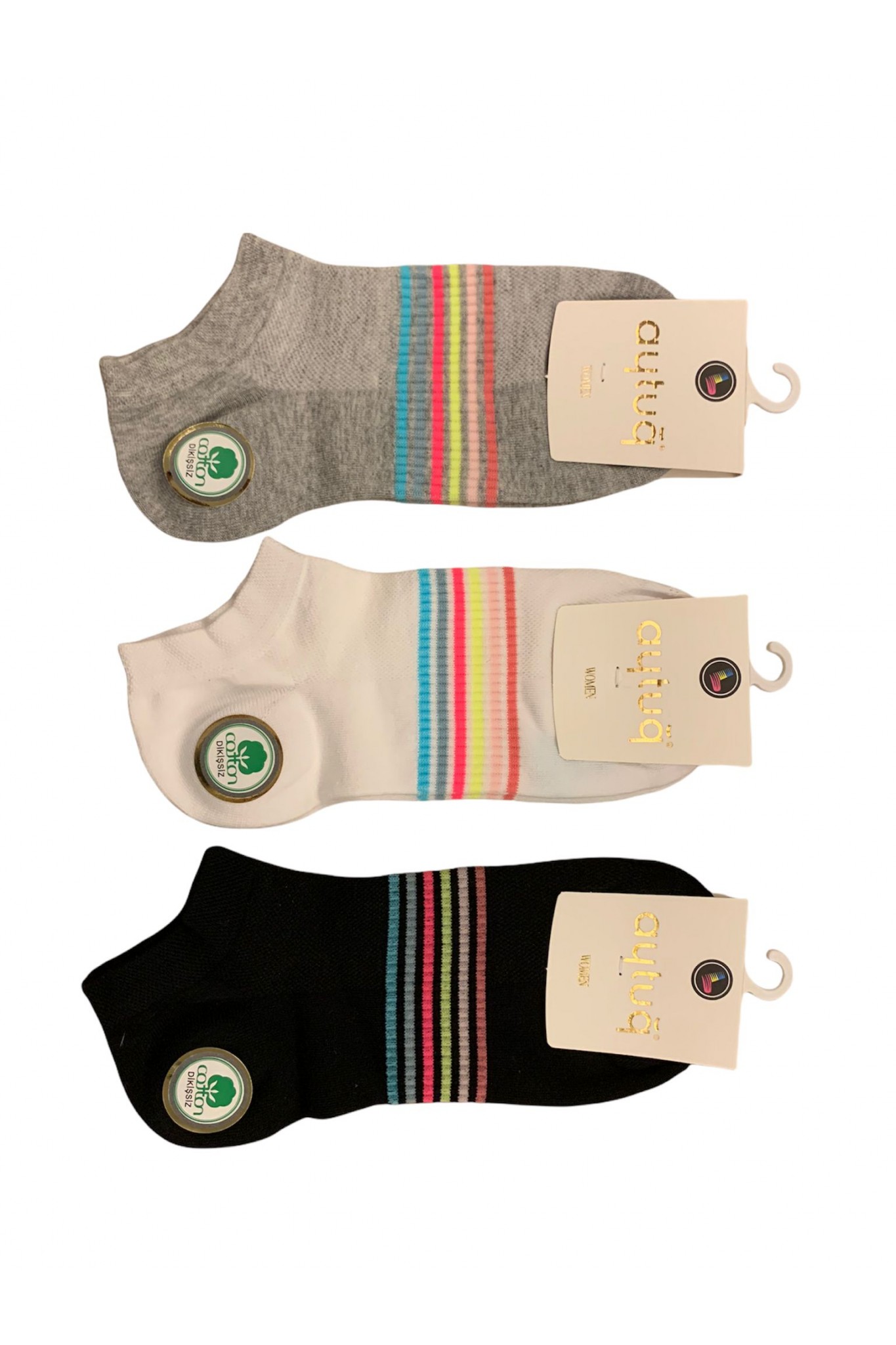 Aytug 31234 Kadın Penye Patik Des 19 12'li