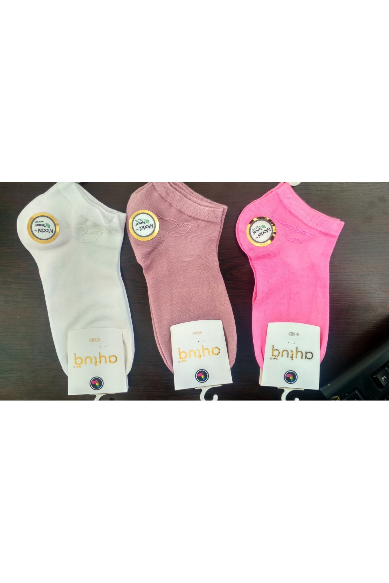 AYTUĞ 33233 BAYAN MODAL PATİK DESENLİ ÇORAP