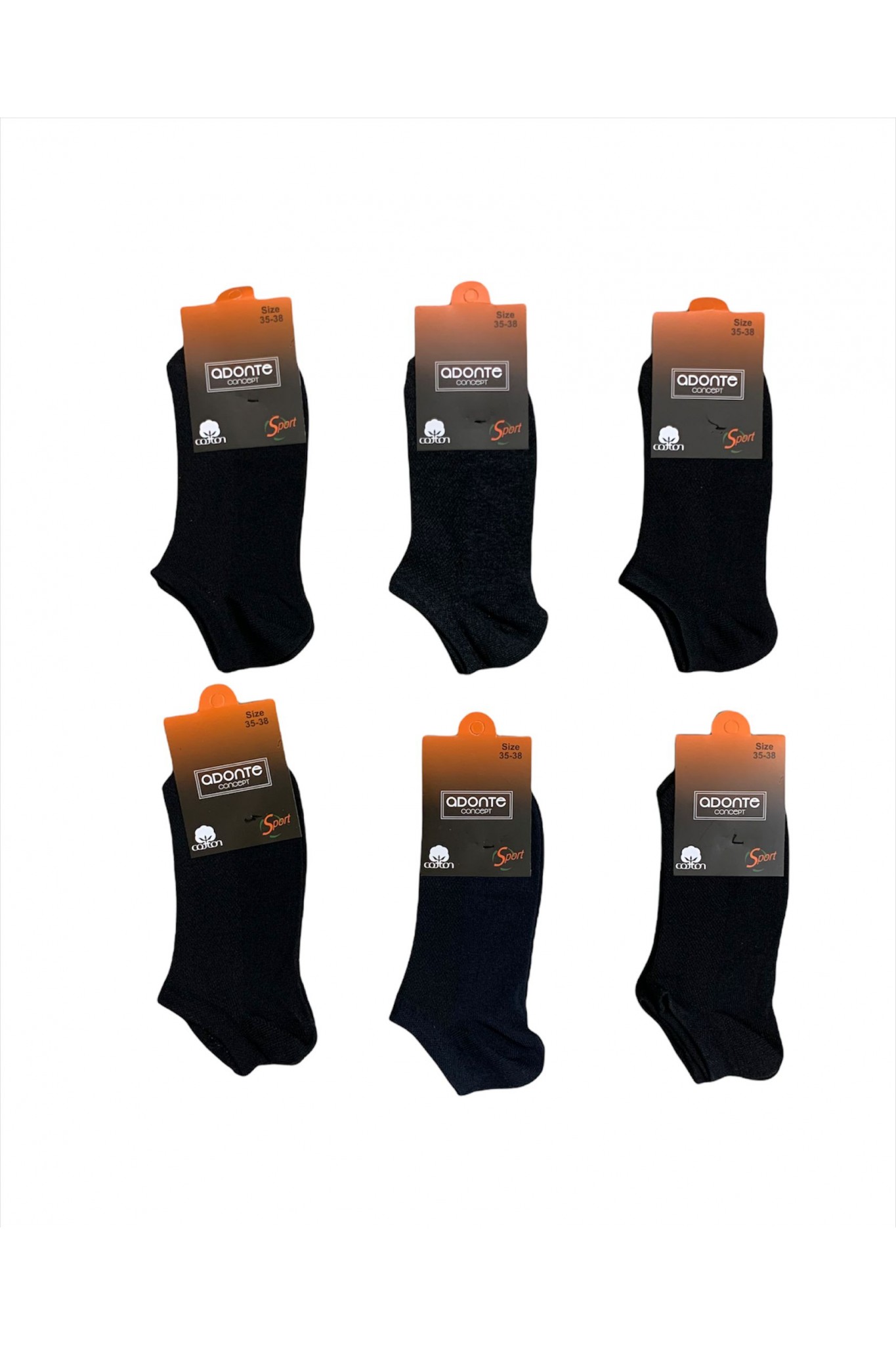 Adonte Kadın Dikişli Patik 12'li