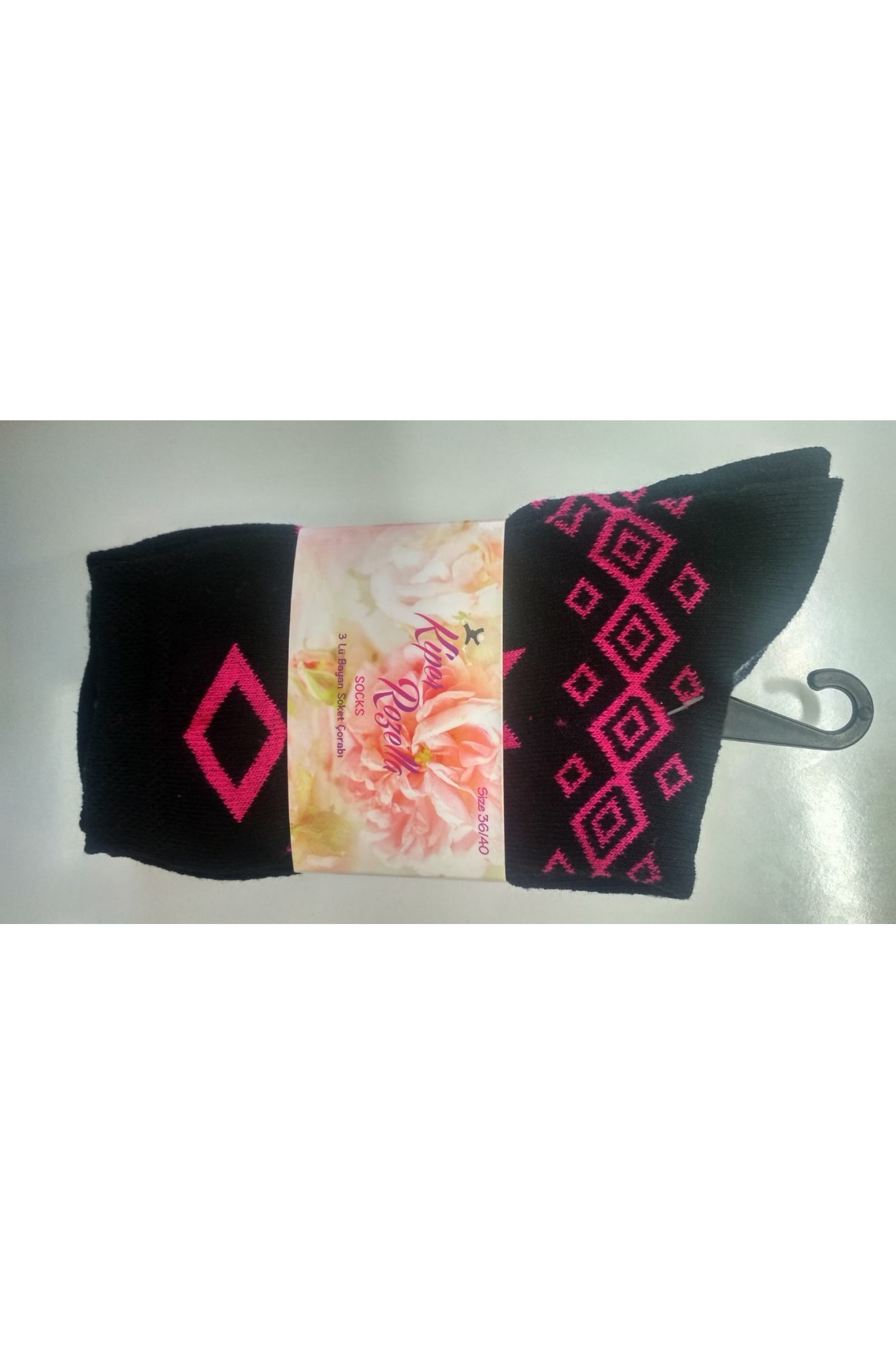 Kıper Rozella Kadın 3 Lu Çorap