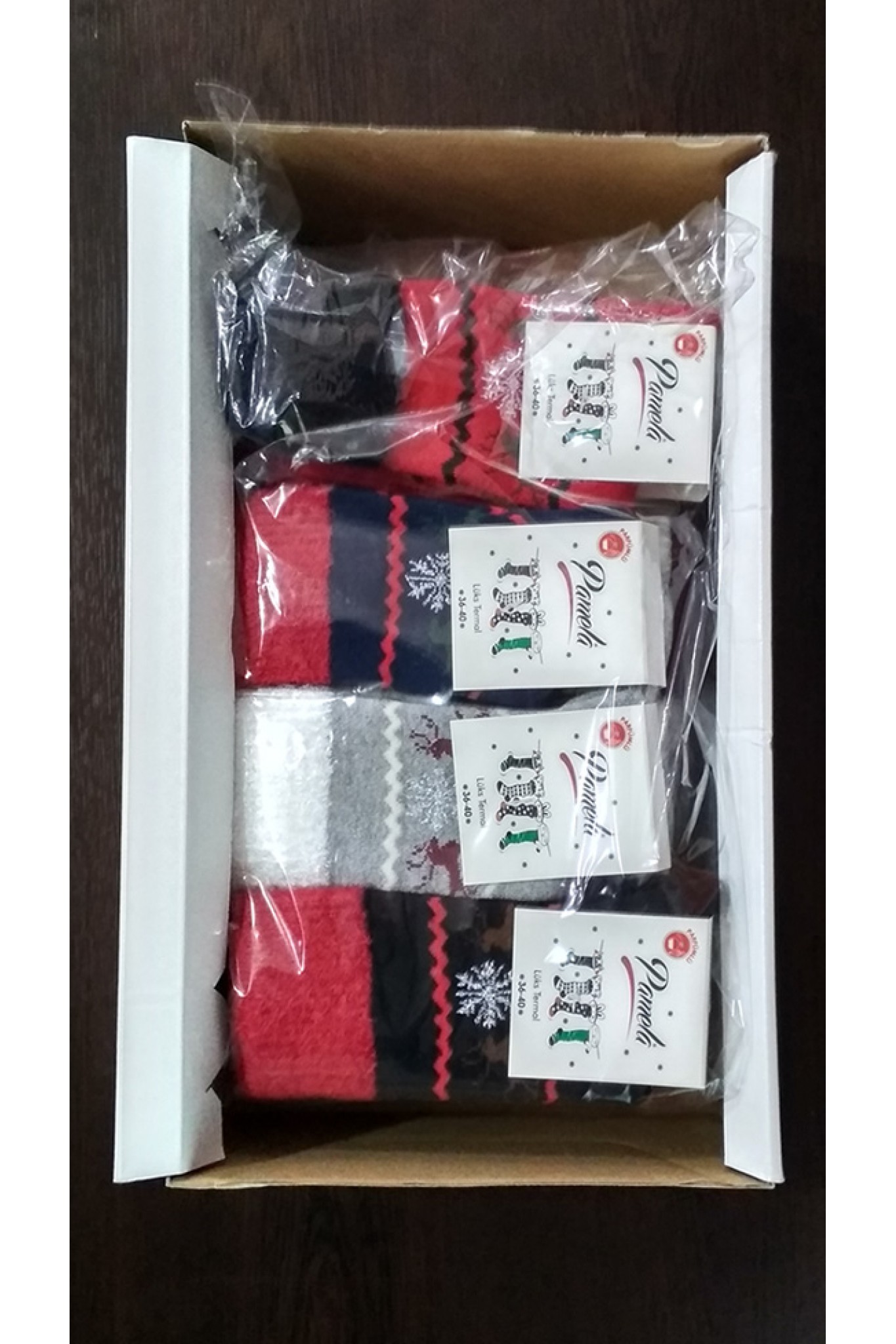 Pamela Kadın Lüks Thermal Çorap 12'li