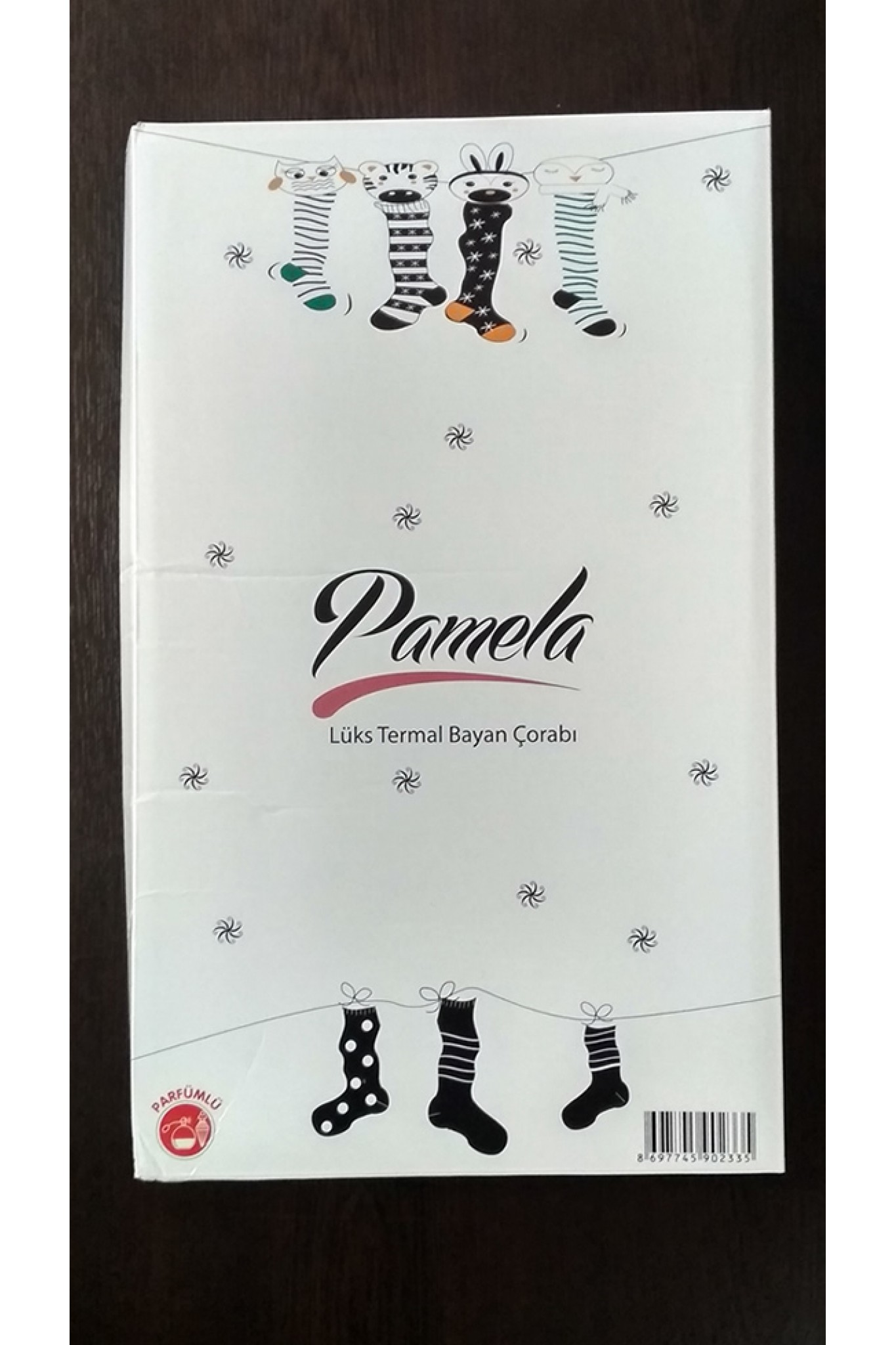 Pamela Kadın Lüks Thermal Çorap 12'li