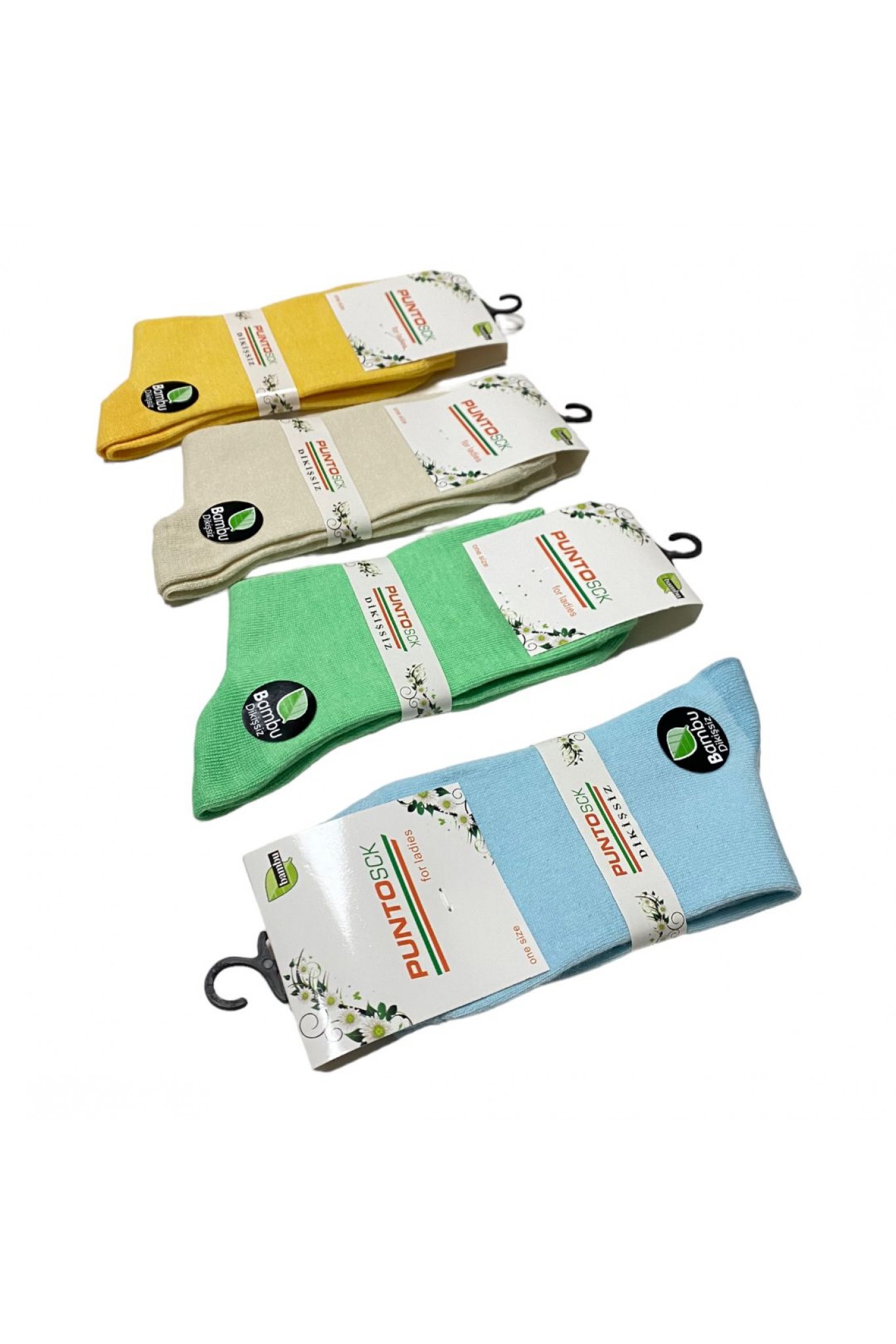 Punto Kadın Bambu Soket Çorap 12'li