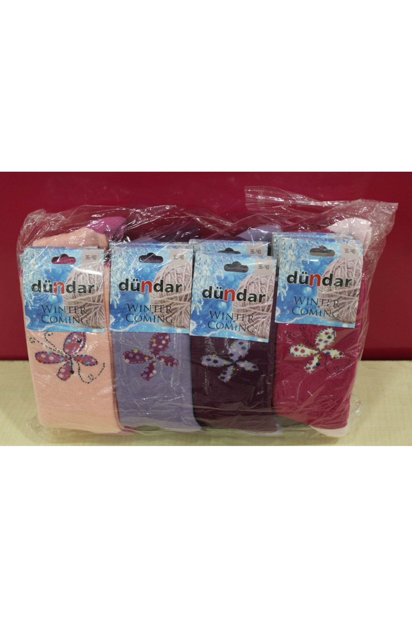 Dündar 164014 Kadın Garson Havlu Soket 12'li