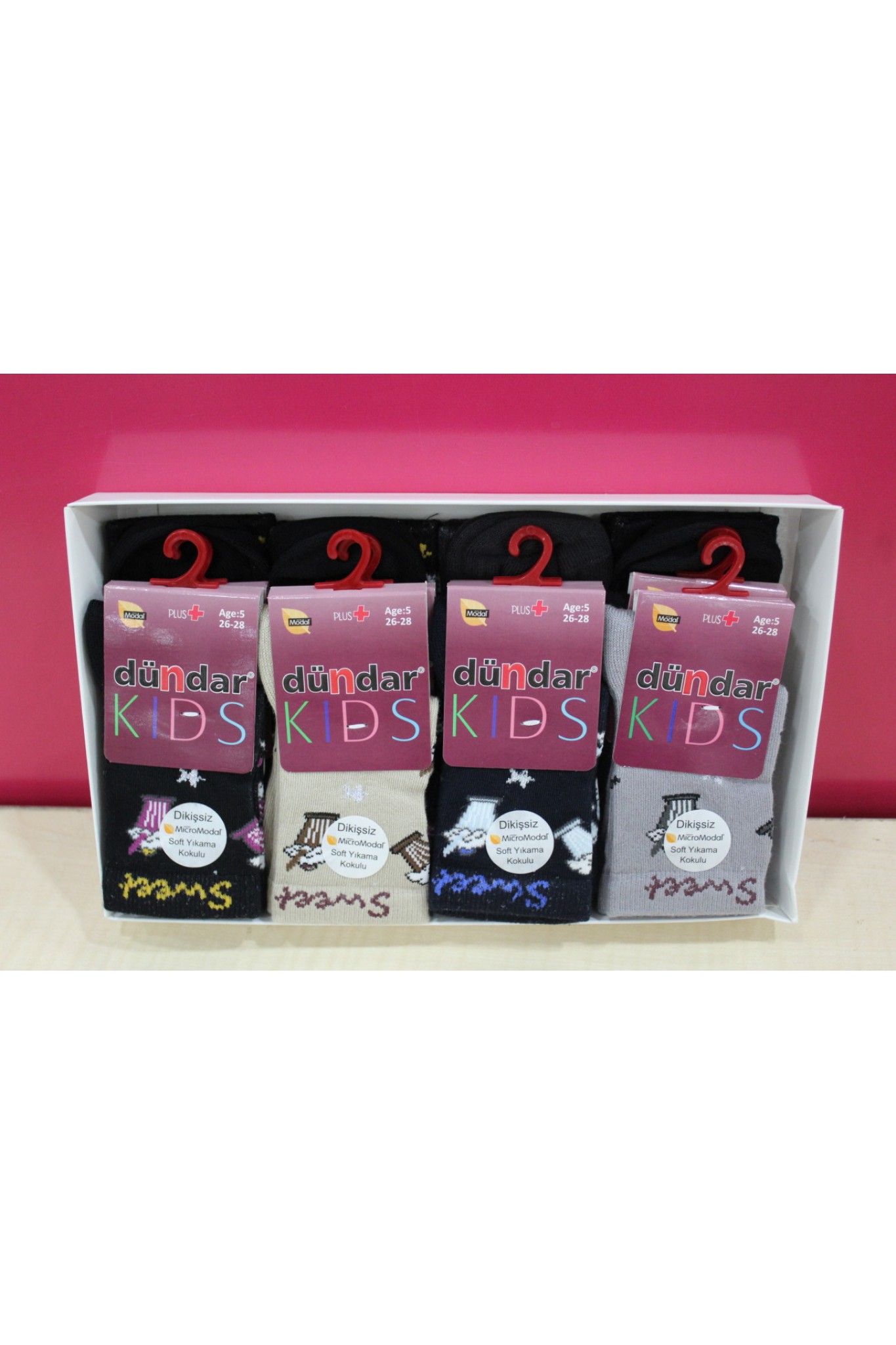Dündar 164052 Fant. Modal Çocuk Soket 12'li
