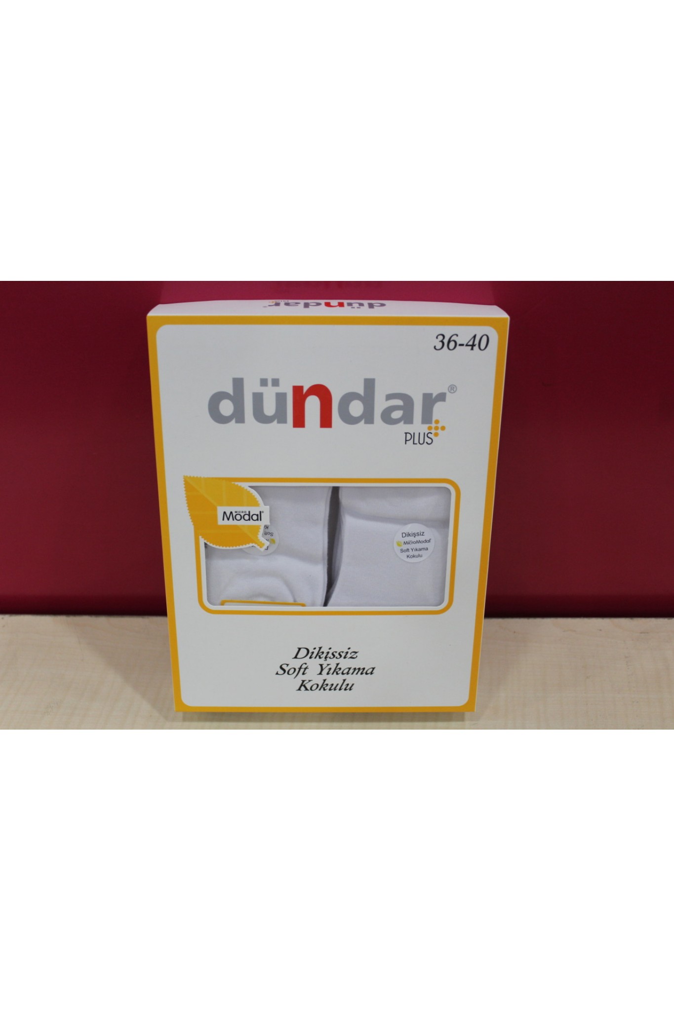 Dündar Plus Kadın Modal Patik Dikişsiz Soft Yıkama Kokulu 12'li