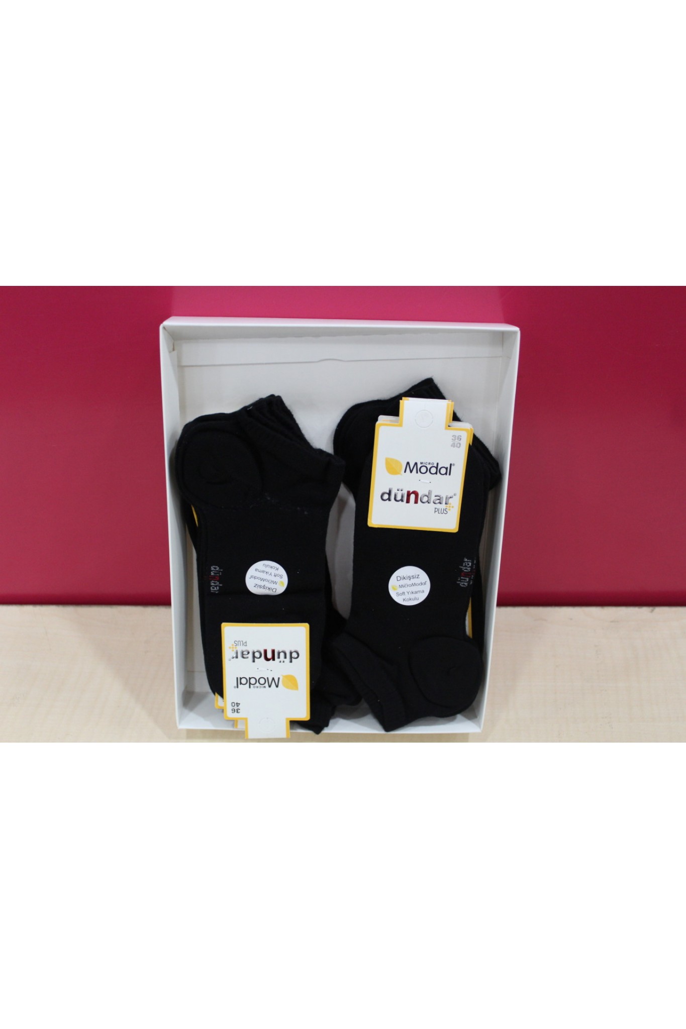 DÜNDAR PLUS BAYAN MODAL PATİK DİKİŞSİZ SOFT YIKAMA KOKULU