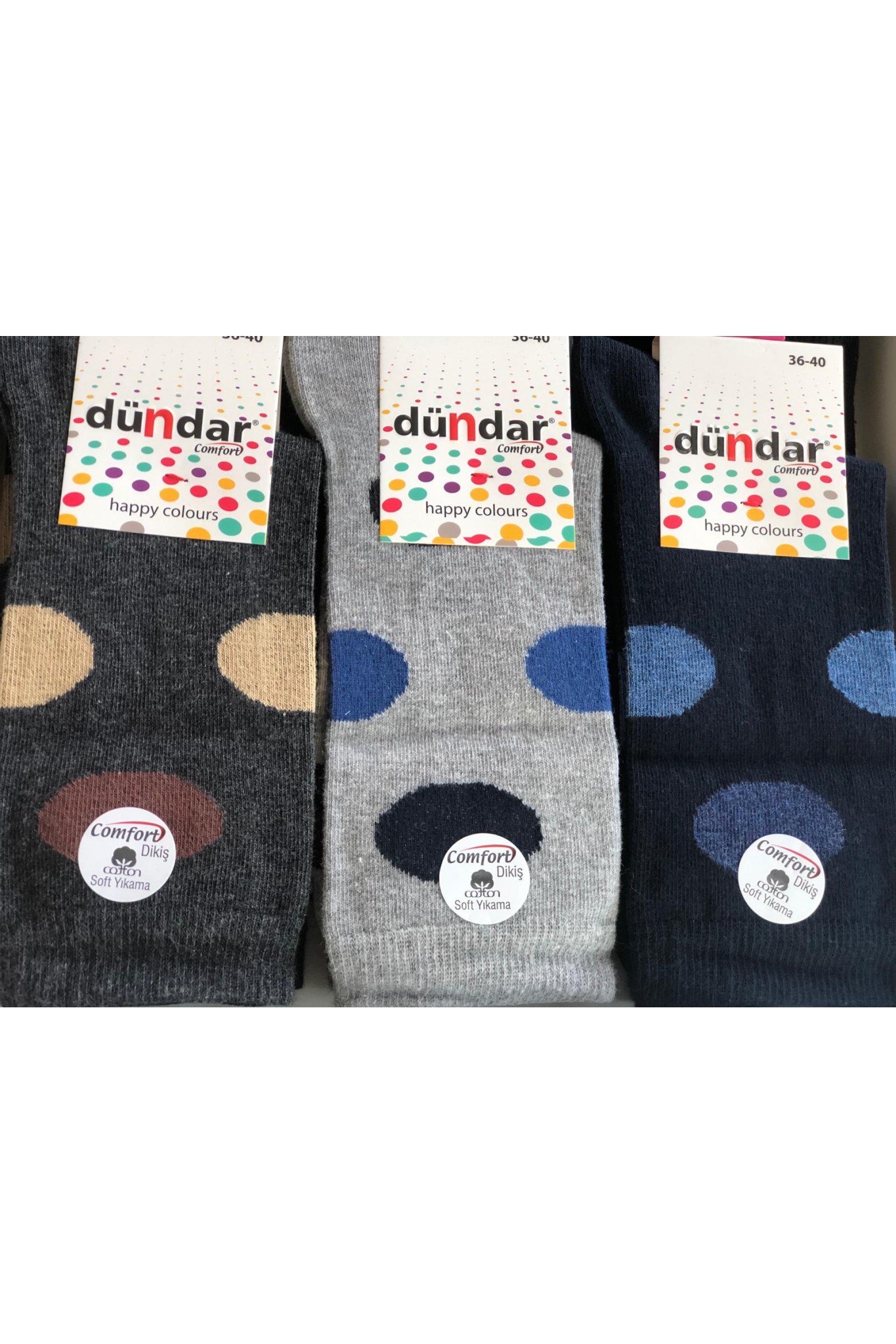 Dündar Uniseks Comfort Çorap 12'li