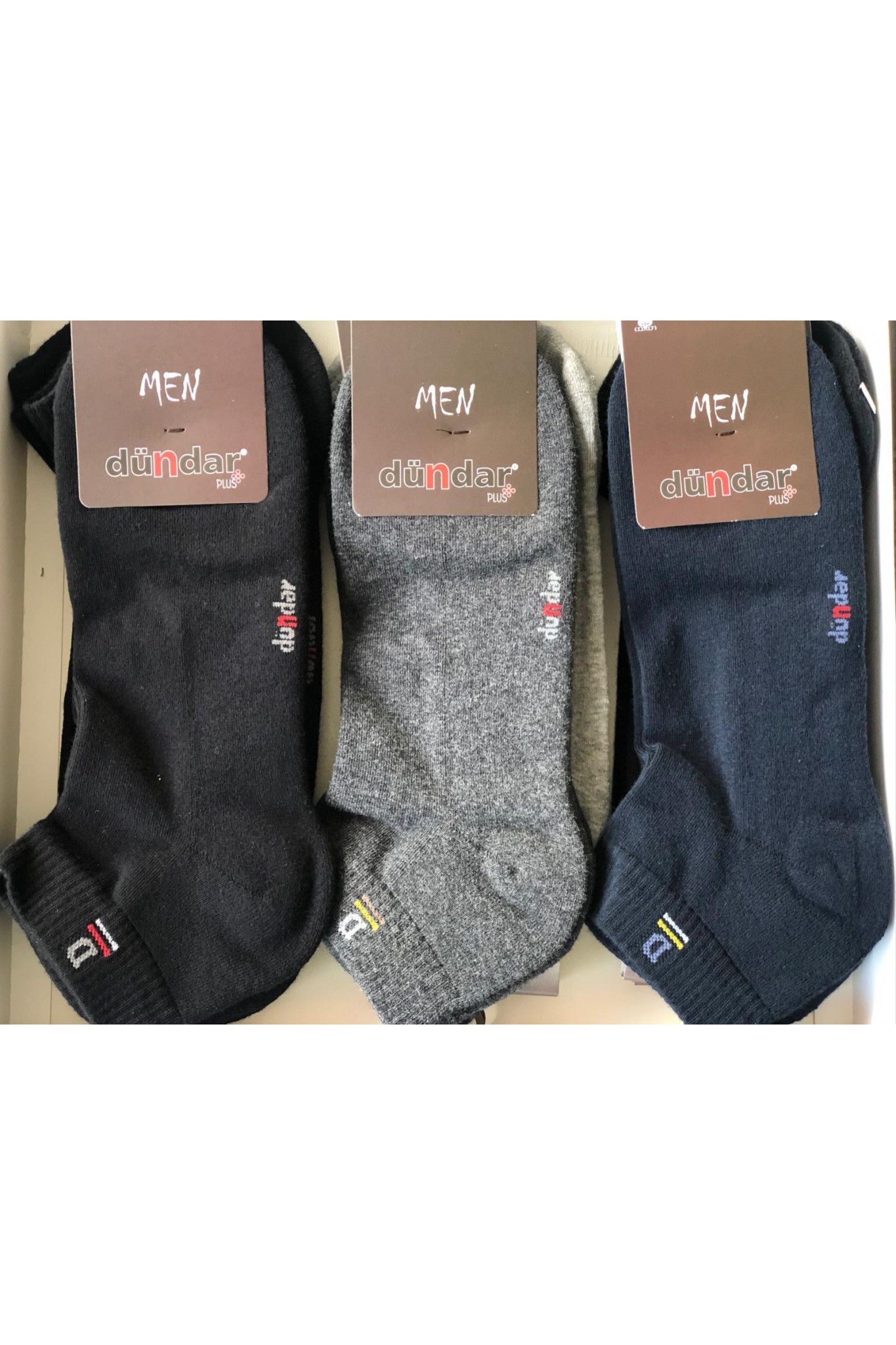 Dündar 1647651 Plus Erkek Yarım Havlu Patik 12'li