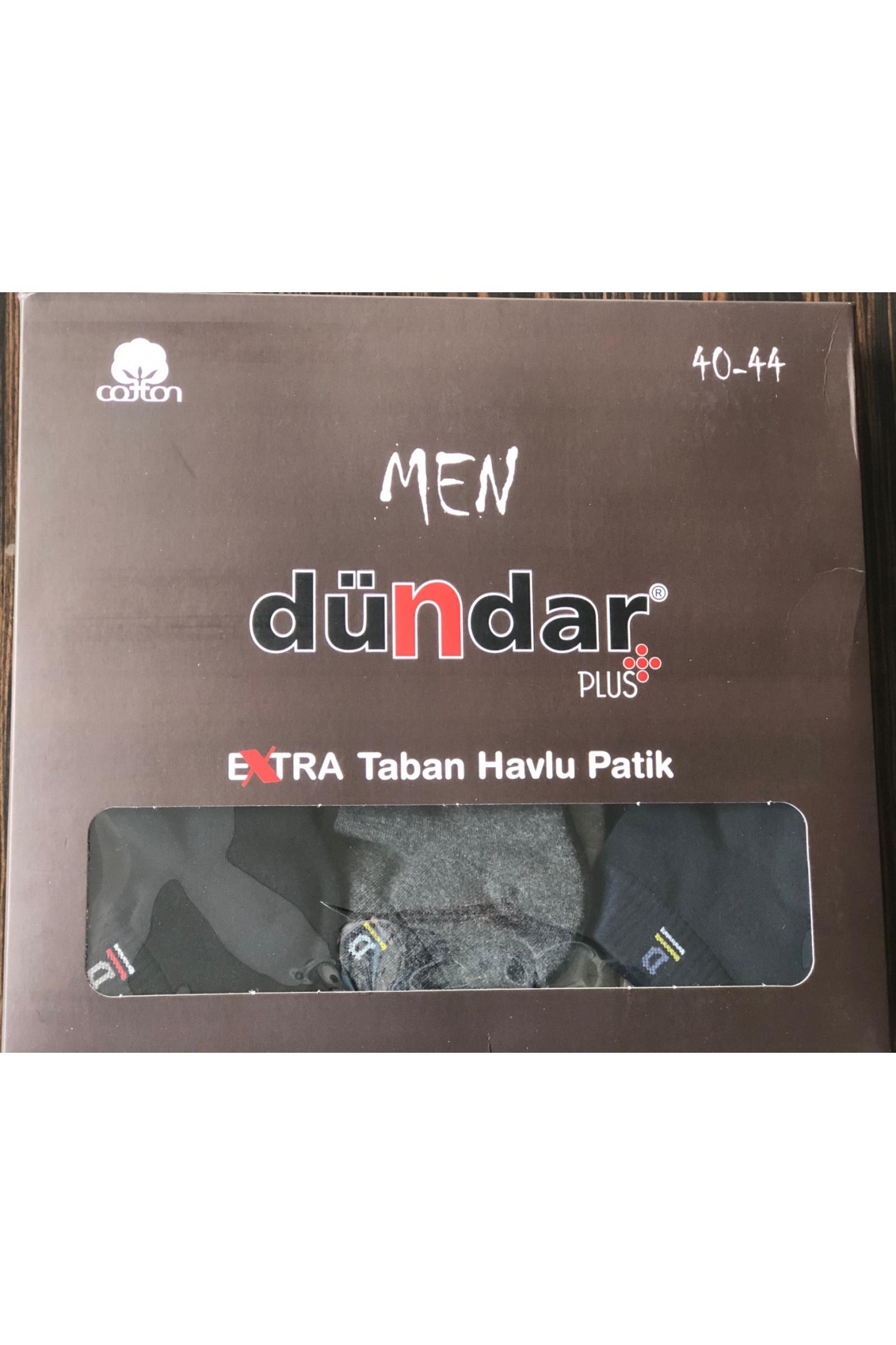 DÜNDAR 1647651 PLUS ERKEK YARIM HAVLU PATİK