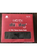 DÜNDAR 1647668 PLUS UNİSEKS YARIM HAVLU PATİK