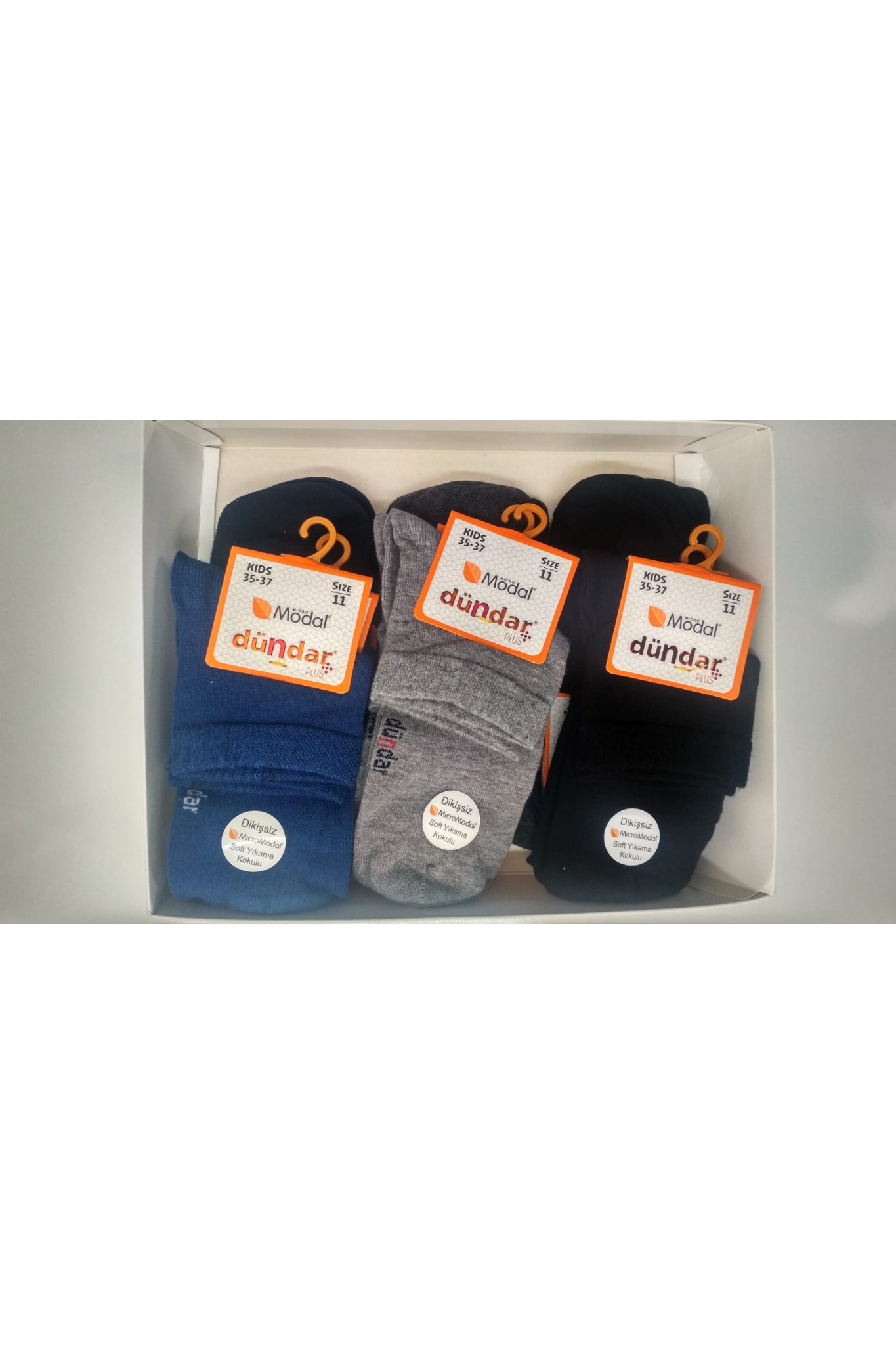 Dündar Plus Çocuk Modal Konç Patik 12'li