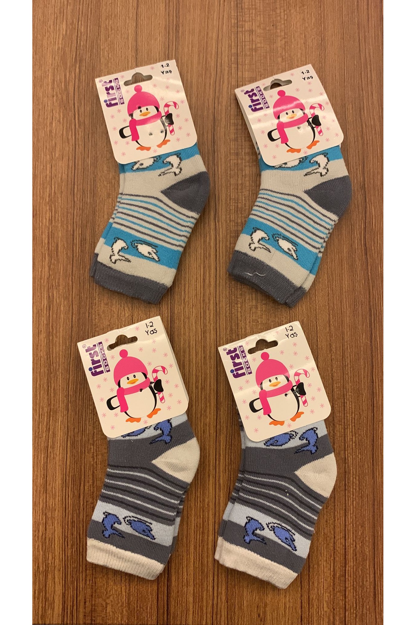 Fırs Bebe Lycra Pamuklu Çorabı 12'li