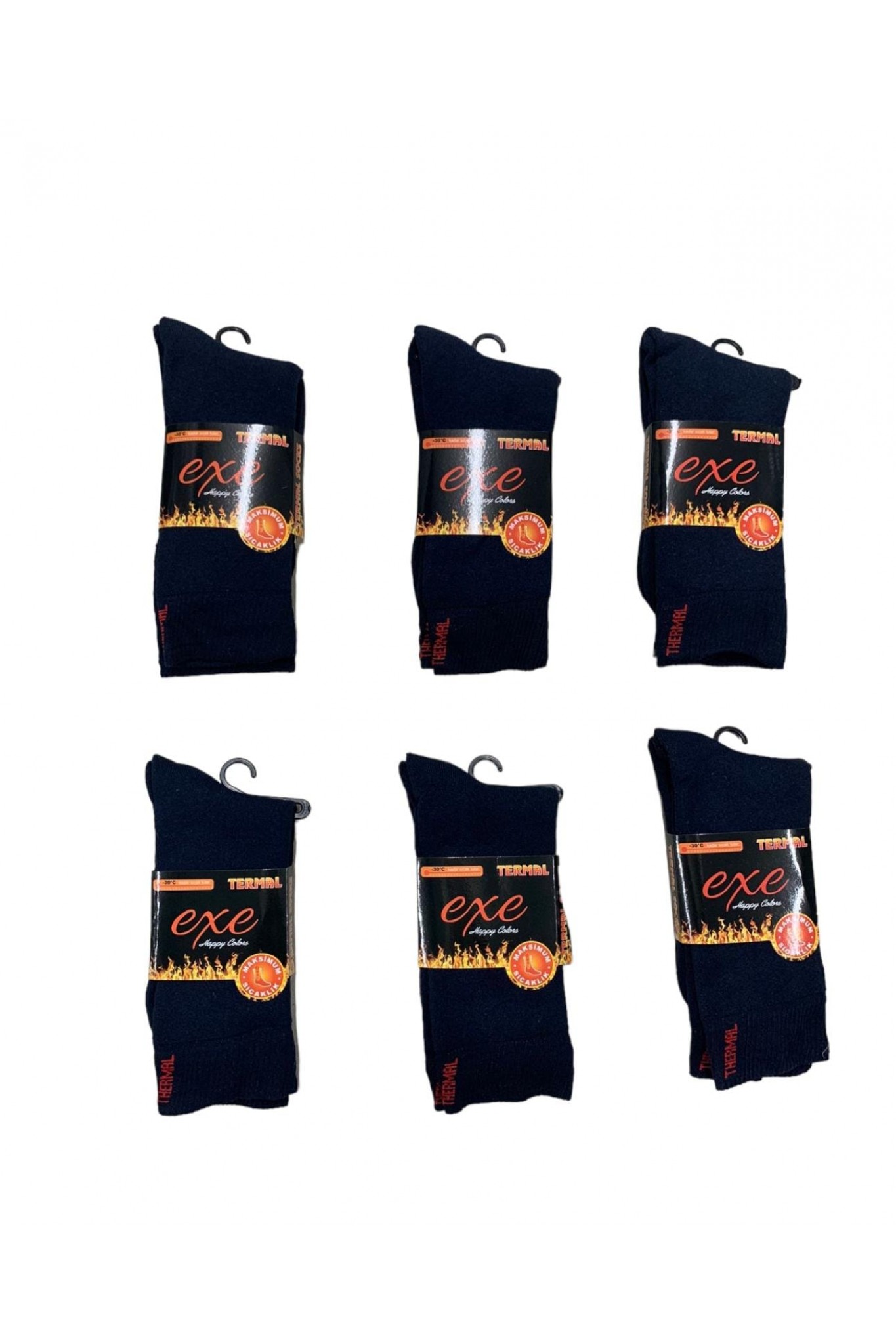 Ünlü Exe Erkek Thermal Çorap 6'lı