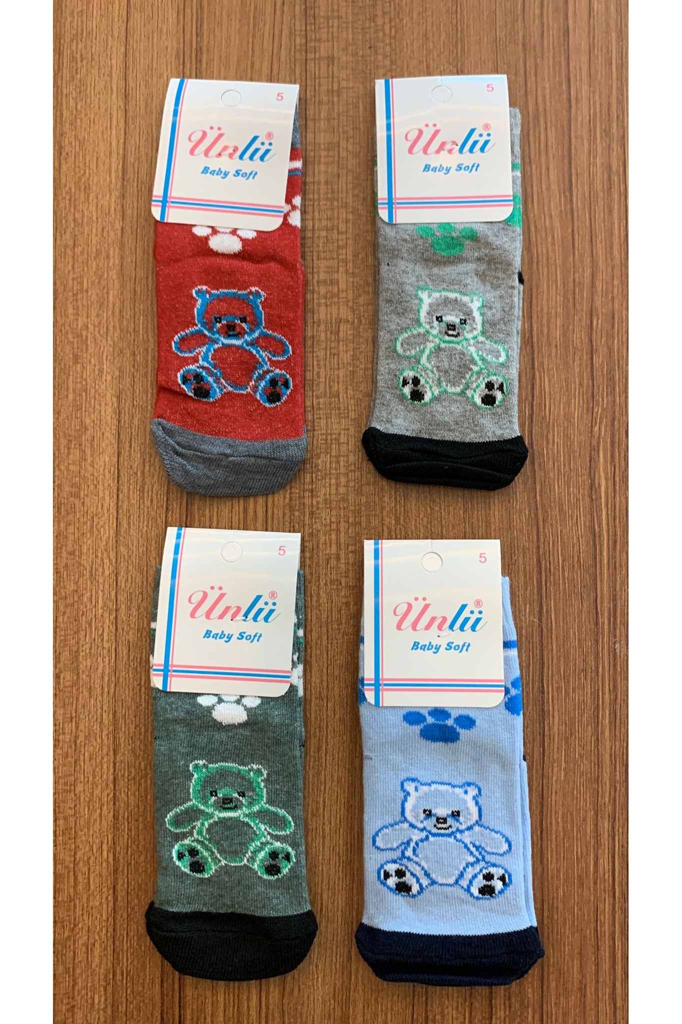 Ünlü Bebe Çorap 12'li