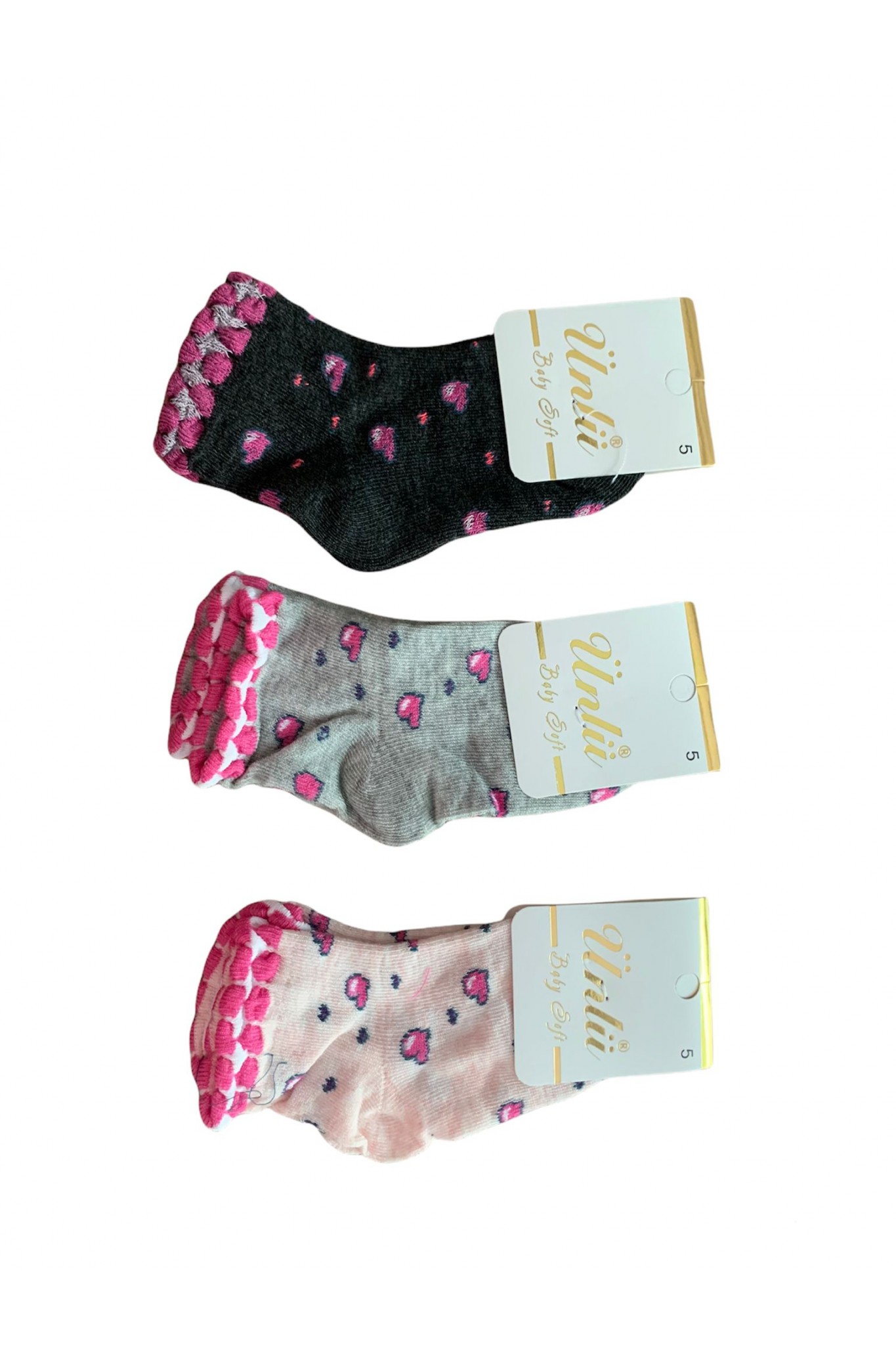 Ünlü Bebe Fantazi Çorap 12'li