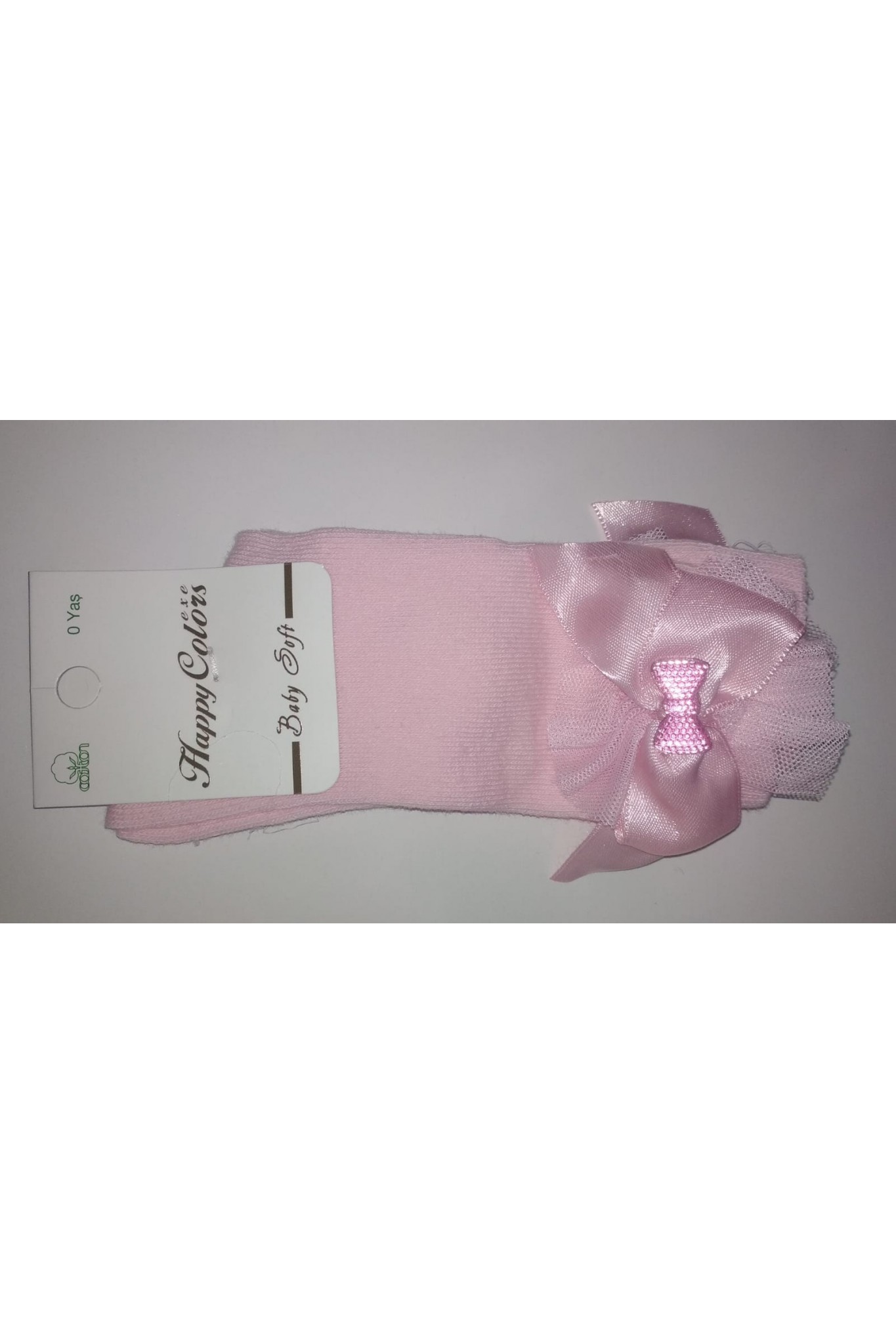 ÜNLÜ 111 DİZALTI KURDELE AKSESUARLI ÇORAP