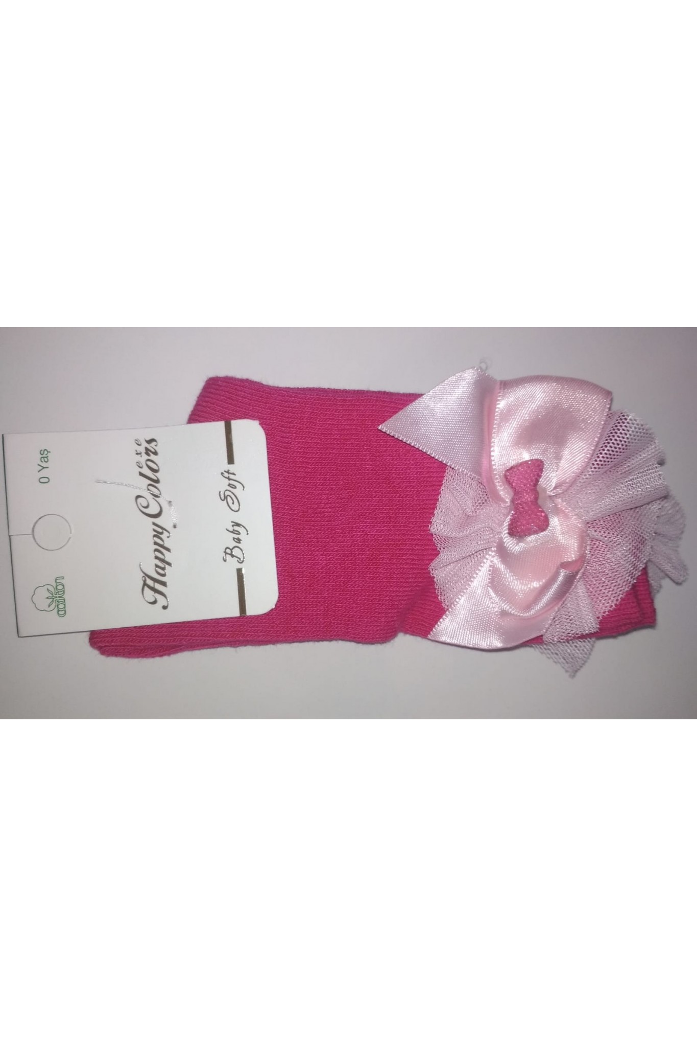 ÜNLÜ 111 DİZALTI KURDELE AKSESUARLI ÇORAP