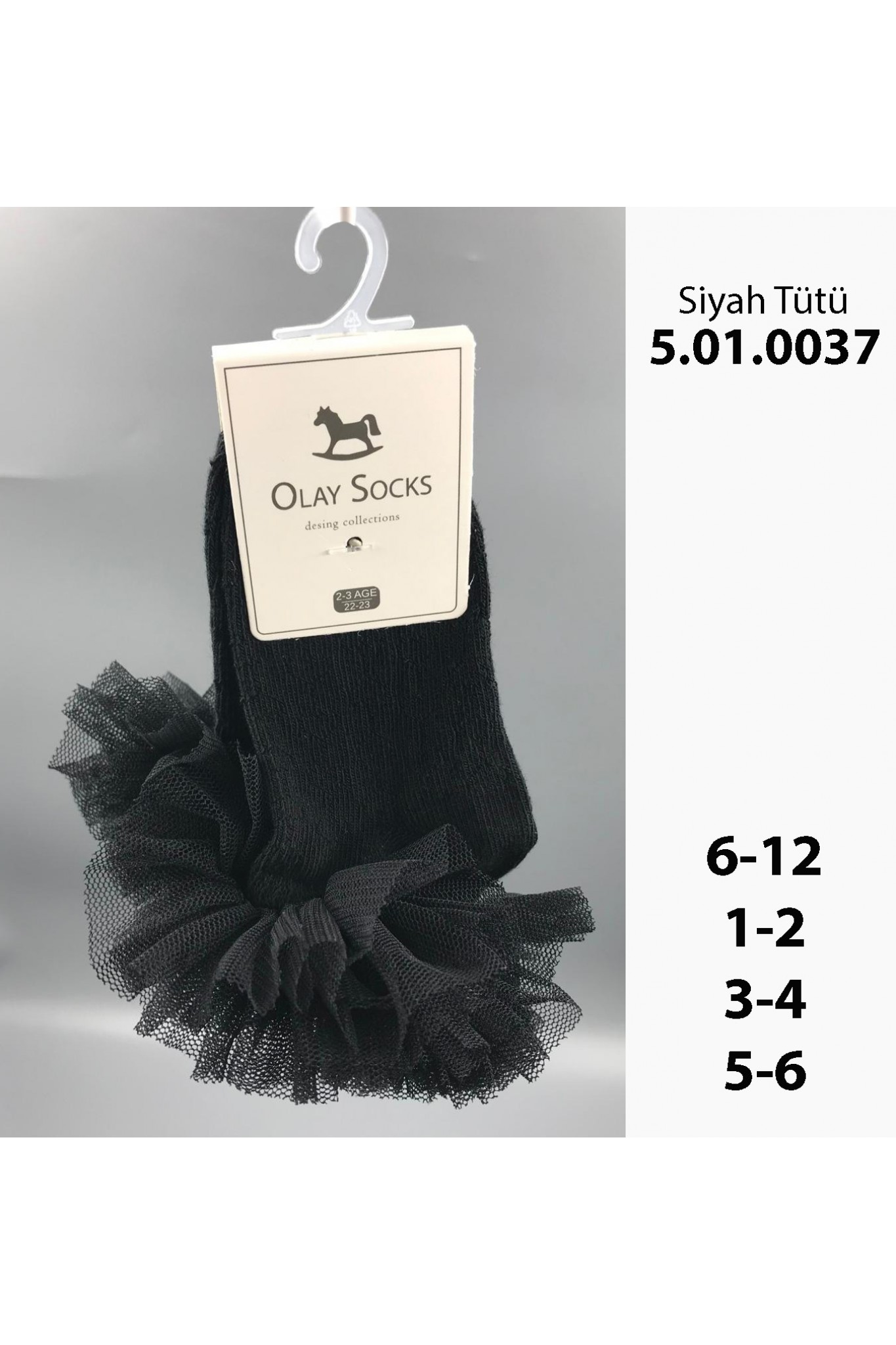 Olay Socks Renkli Kız Bebek Çorap 6'lı