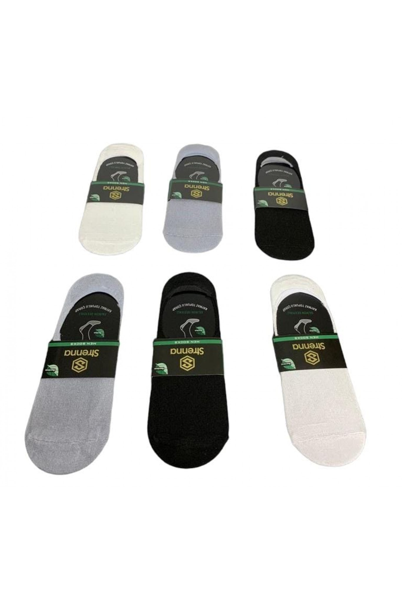 Strenna Erkek Bambu Silikon Babet 12'li