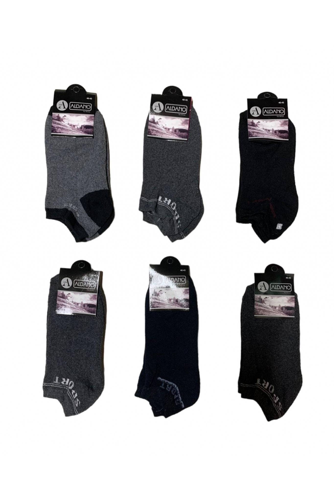 Gezen Aldano Erkek Havlu Patik 12'li