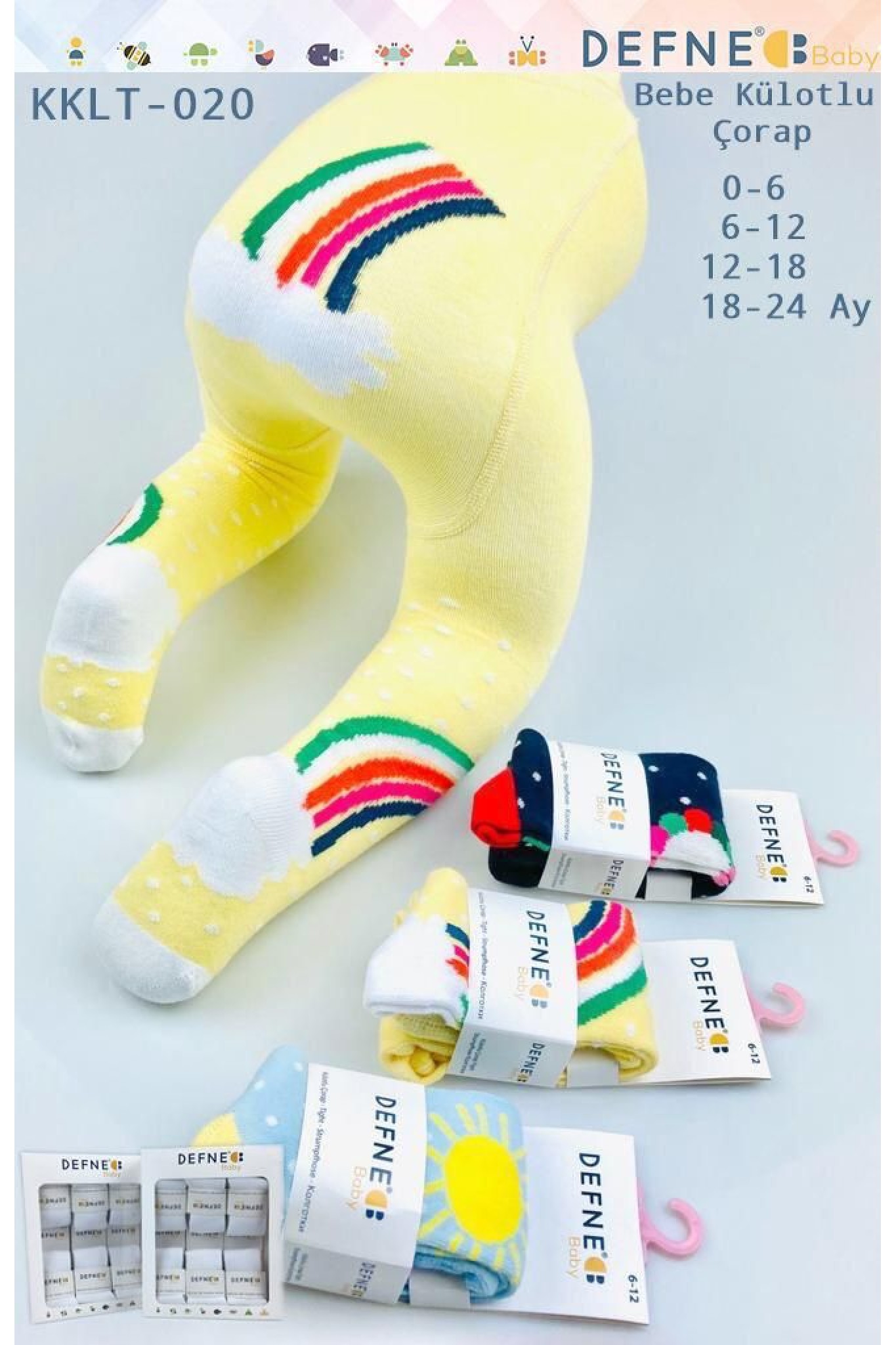 Defne Bebe Külotlu Çorap Kklt- 020 6'lı