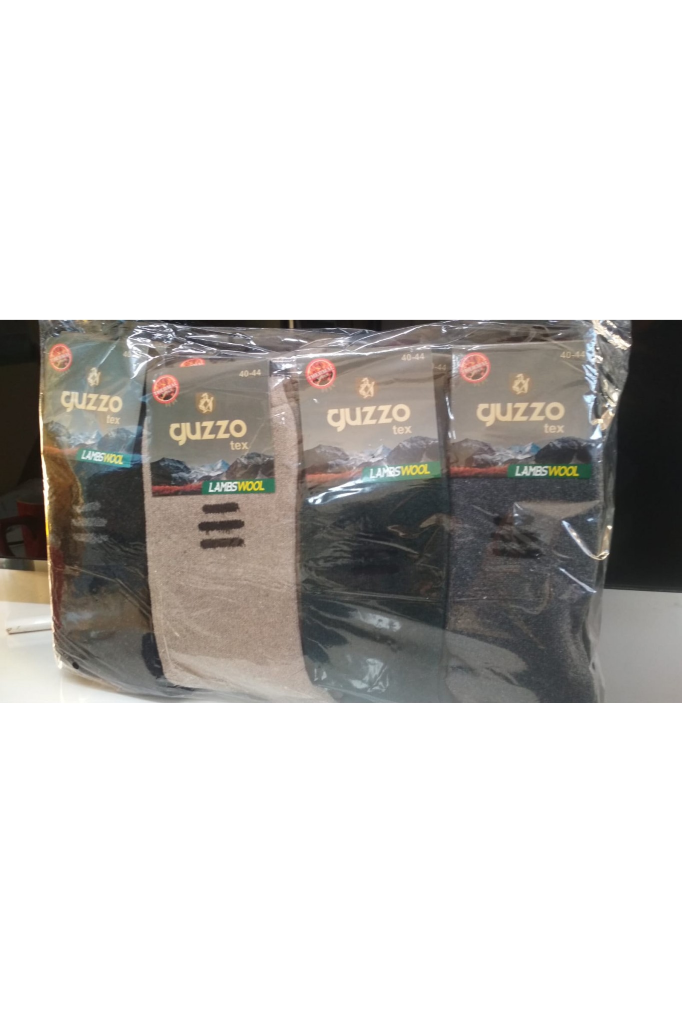 Guzzo Erkek Thermal Yun Çorap 12'li