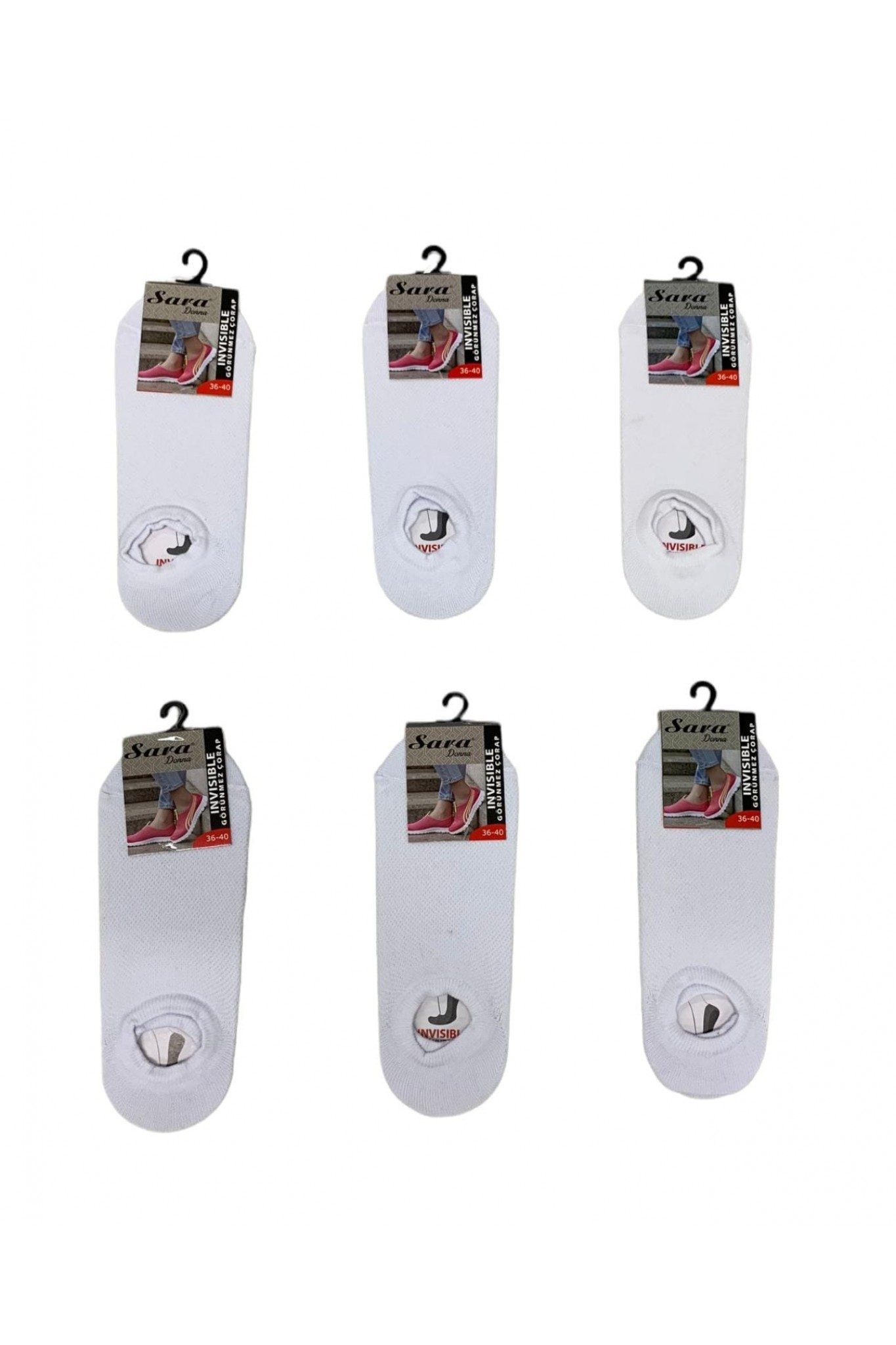Sara Donna Kadın Görünmez Babet 12'li
