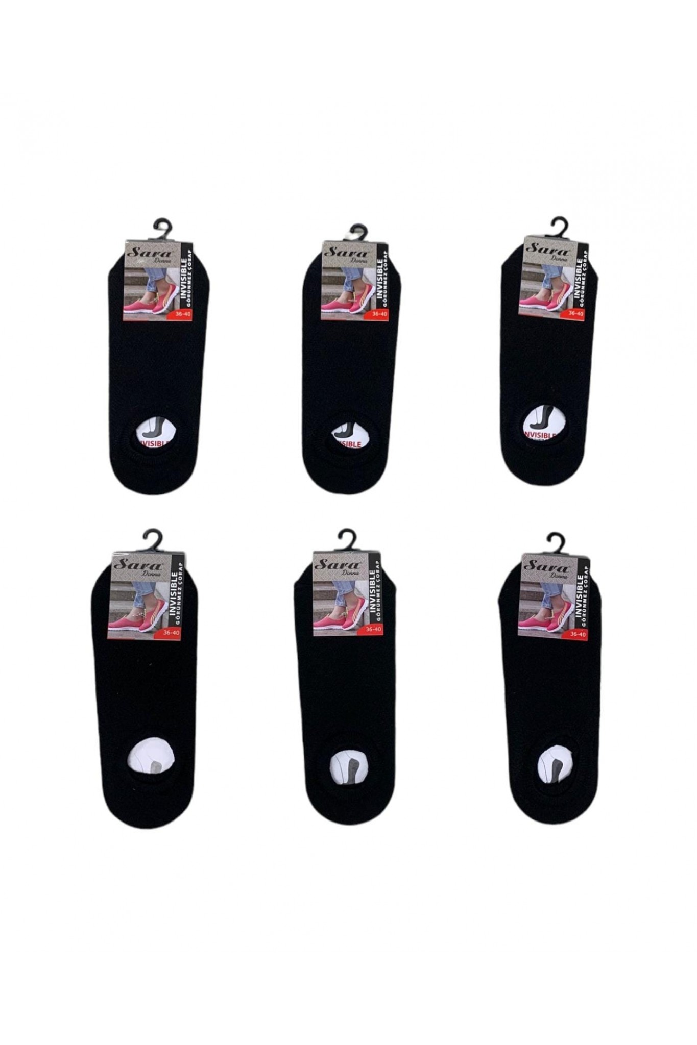 Sara Donna Kadın Görünmez Babet 12'li