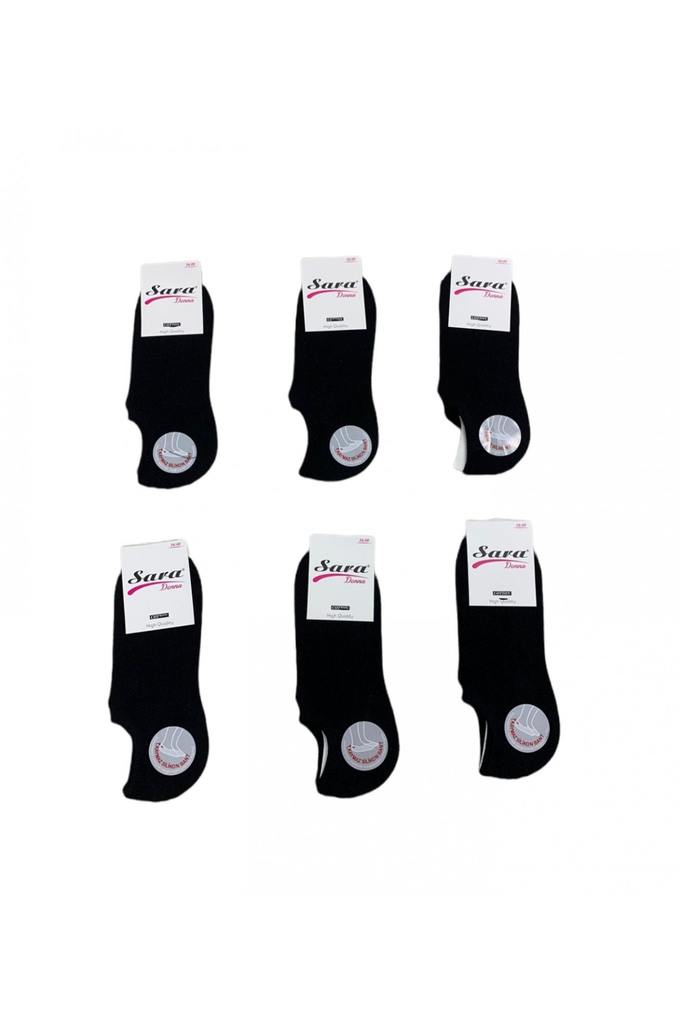 Sara Donna Kadın Sılıkonlu Sneaker 12'li