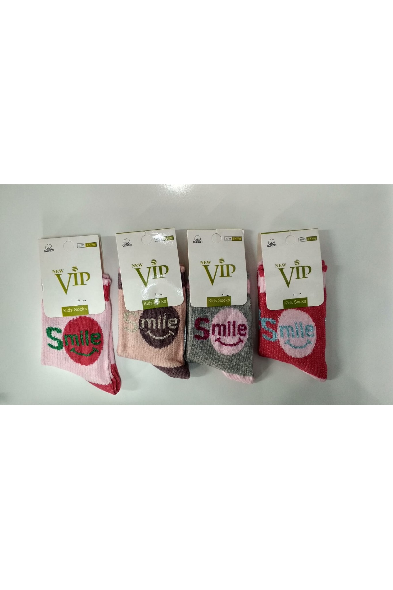 Vip Kız Çocuk Yıkamalı Çorap KOD:201 12'li