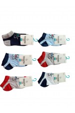 PANDA ERKEK BEBE YIKAMALI PATİK KOD:P06