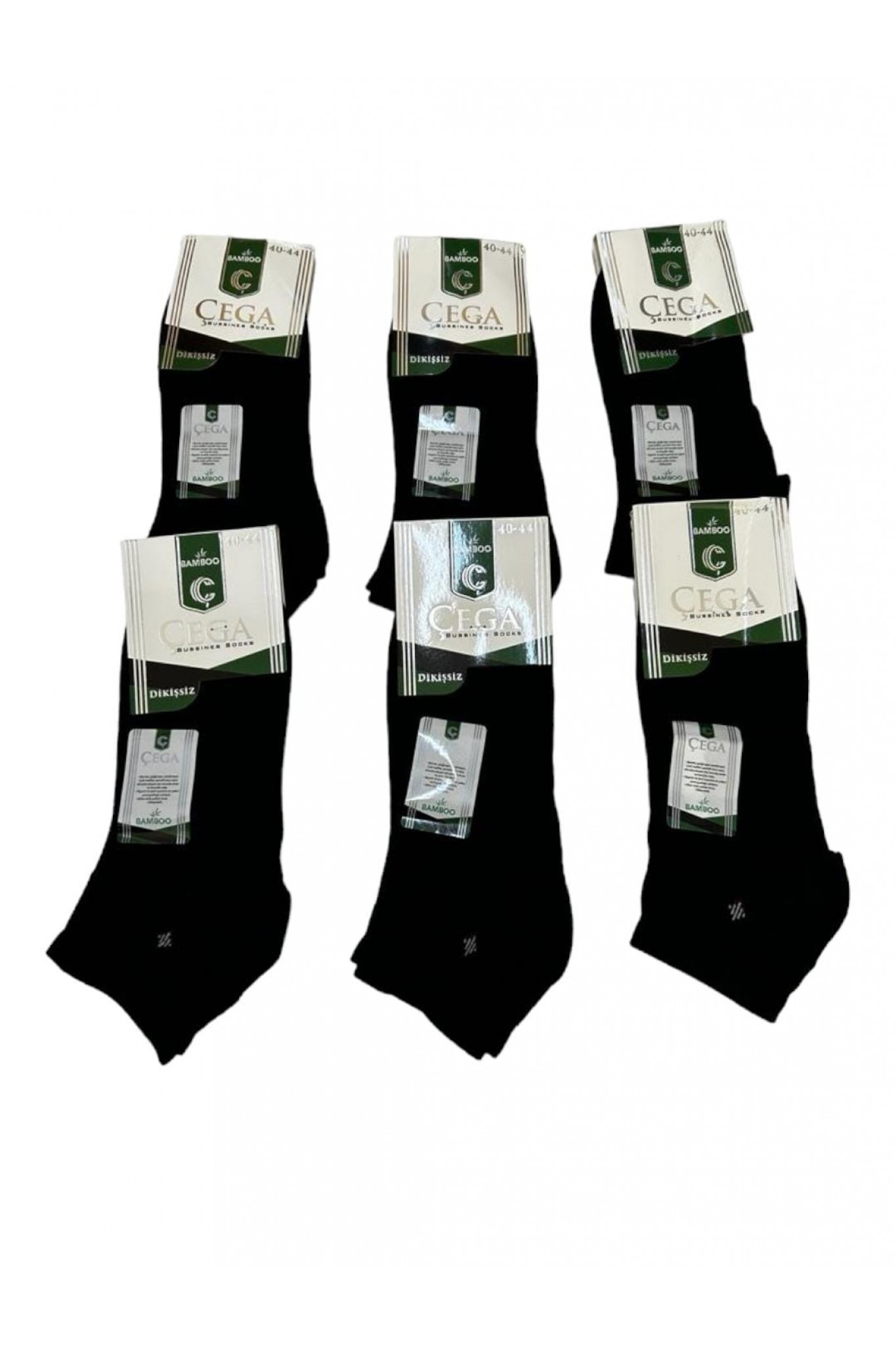 Esen Çega Bambo Erkek Patik Çorap 12'li