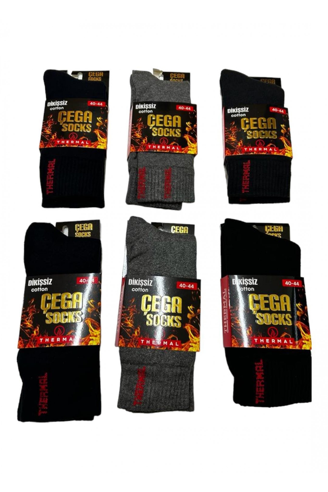 Esen Çega Erkek Thermal Havlu Çorap 12'li
