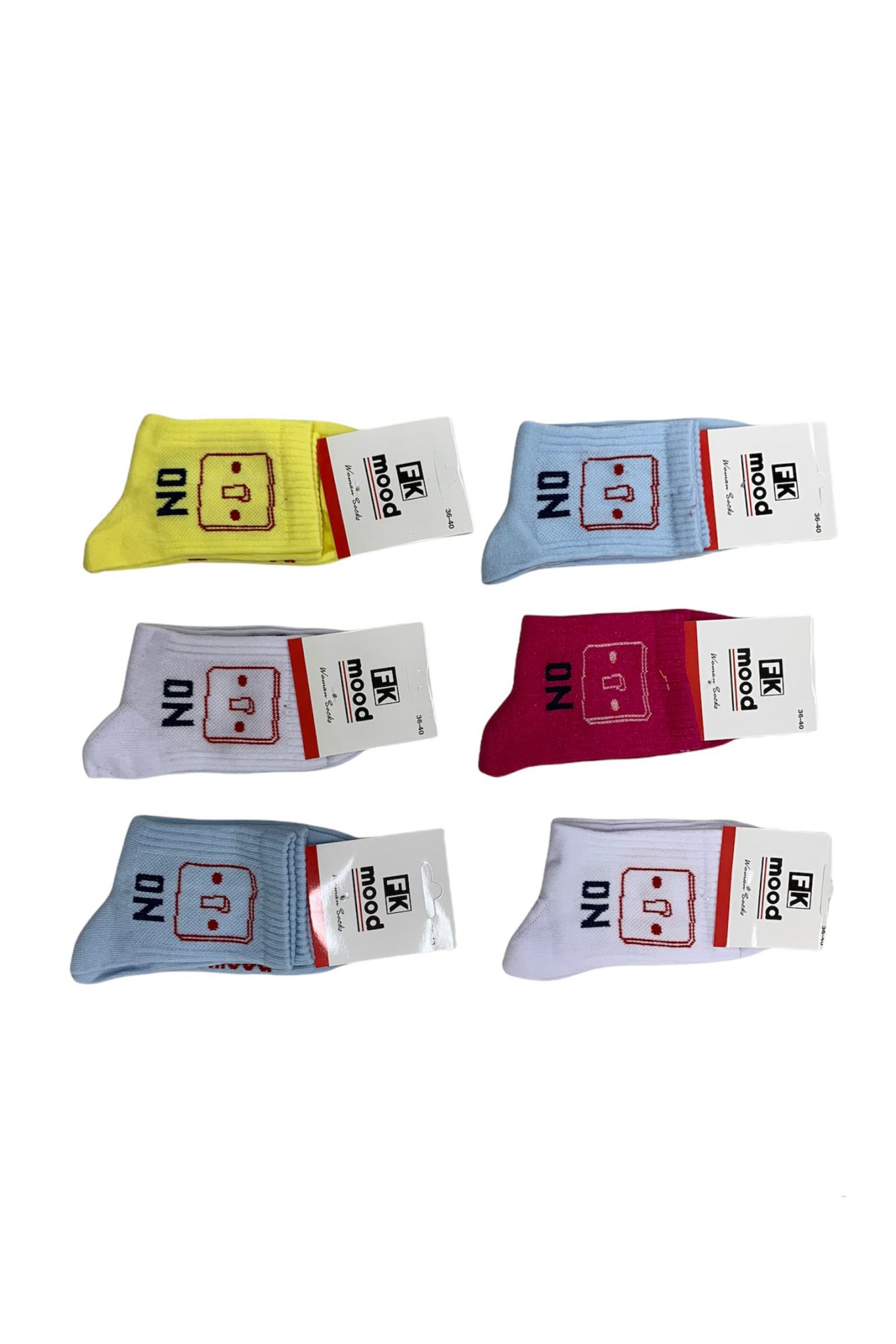 Fk Mood Kadın Çorabı 12'li