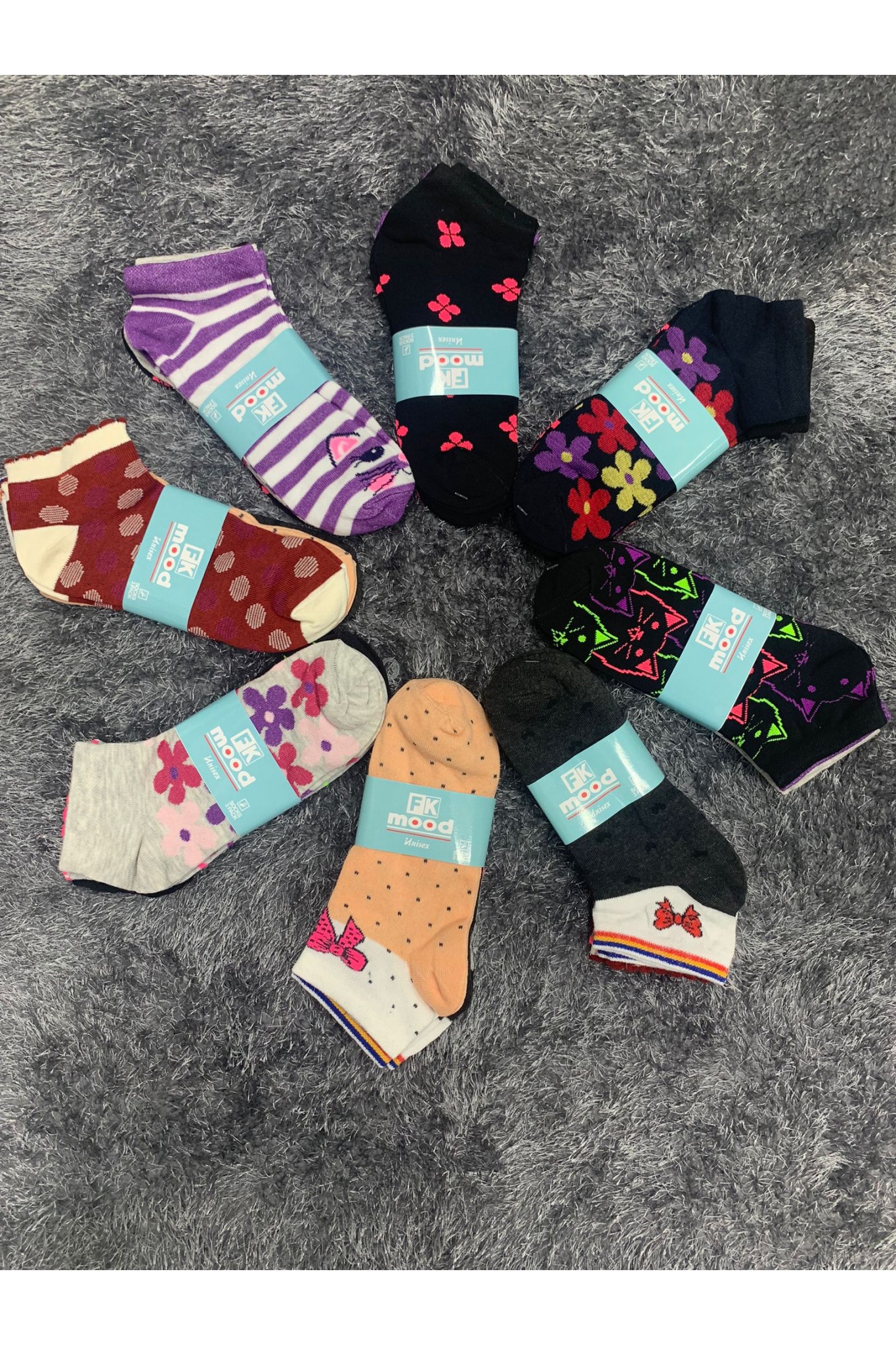 Fk Mood Kadın 3'lu Patik 4'li