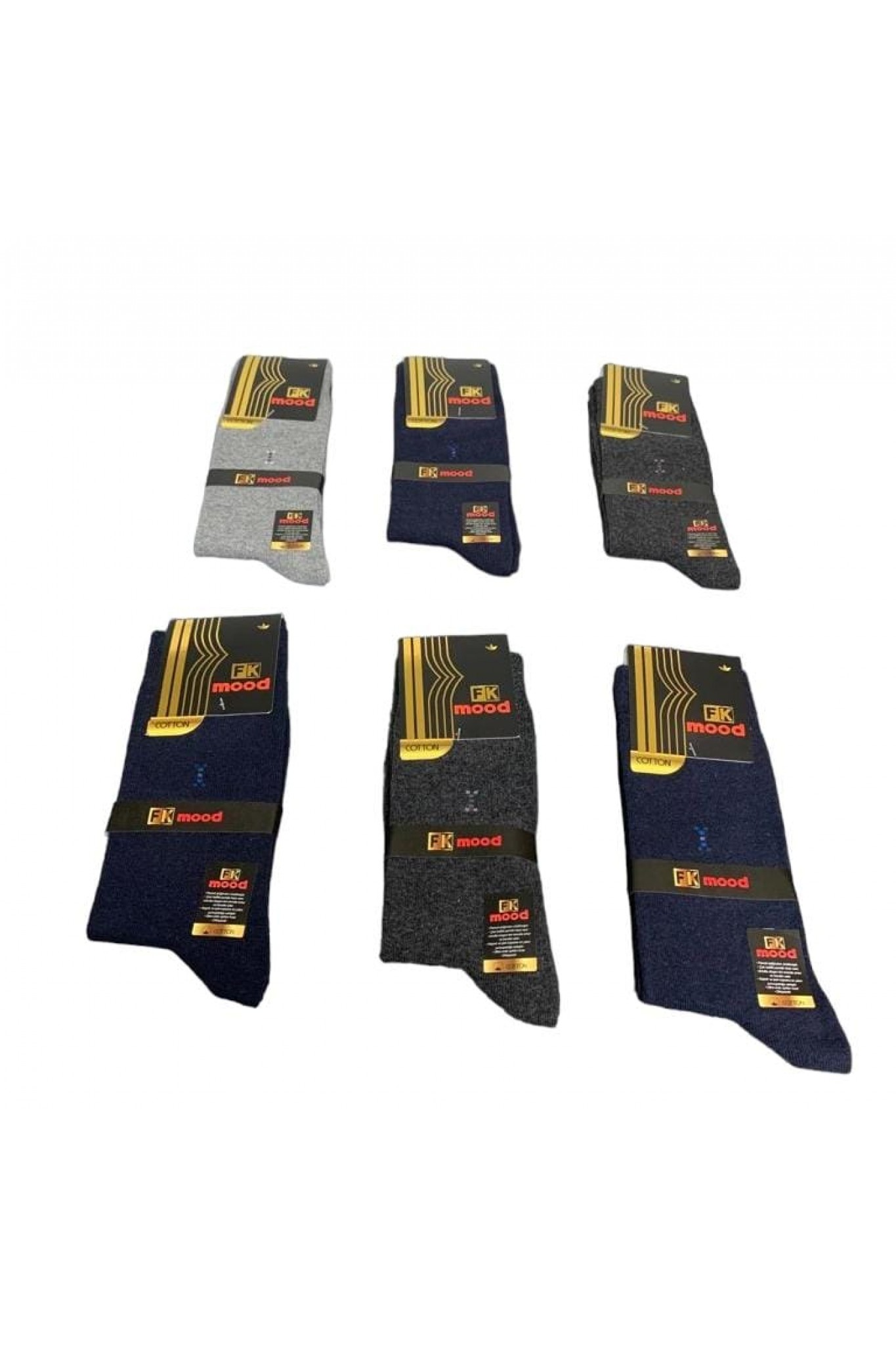 Fk Mood Erkek Cotton Çorap 12'li